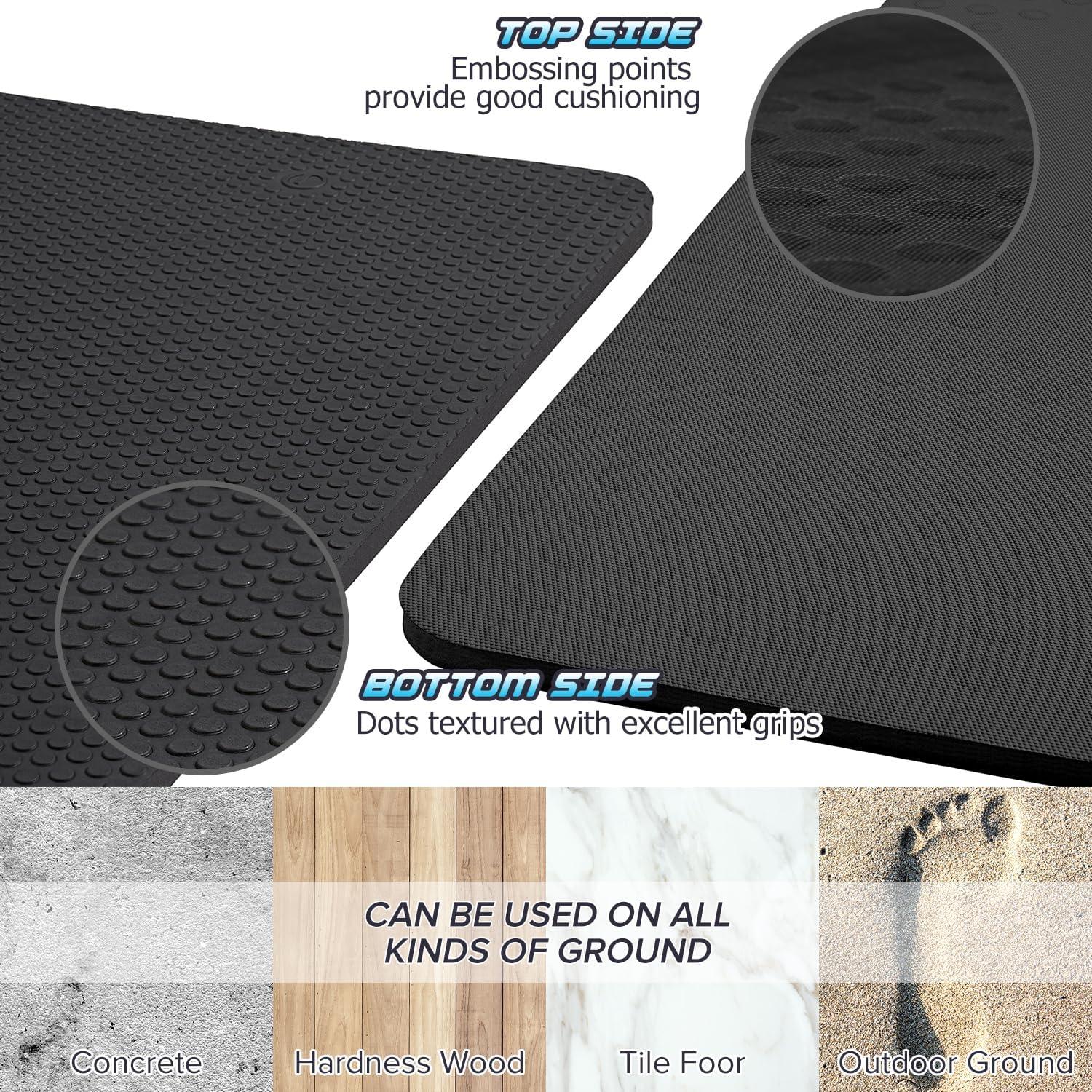 Esterilla de Yoga Extra Gruesa JELS 10mm Antideslizante TPE