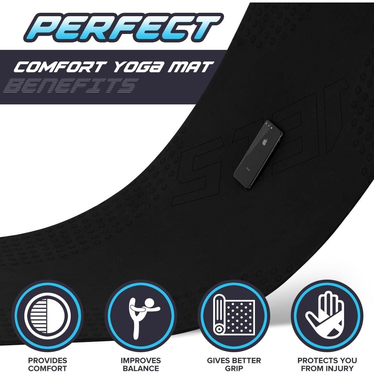 Esterilla de Yoga Extra Gruesa JELS 10mm Antideslizante TPE