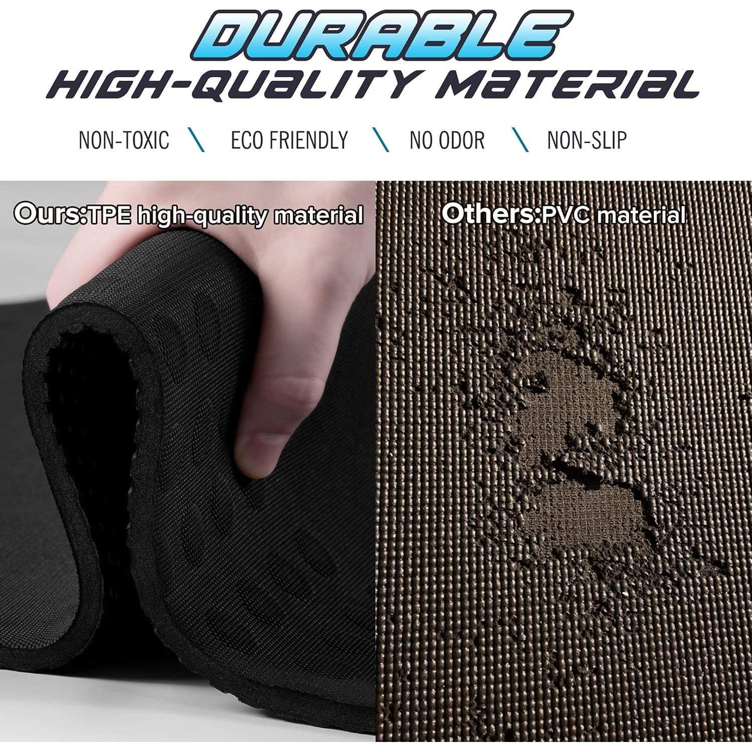 Esterilla de Yoga Extra Gruesa JELS 10mm Antideslizante TPE