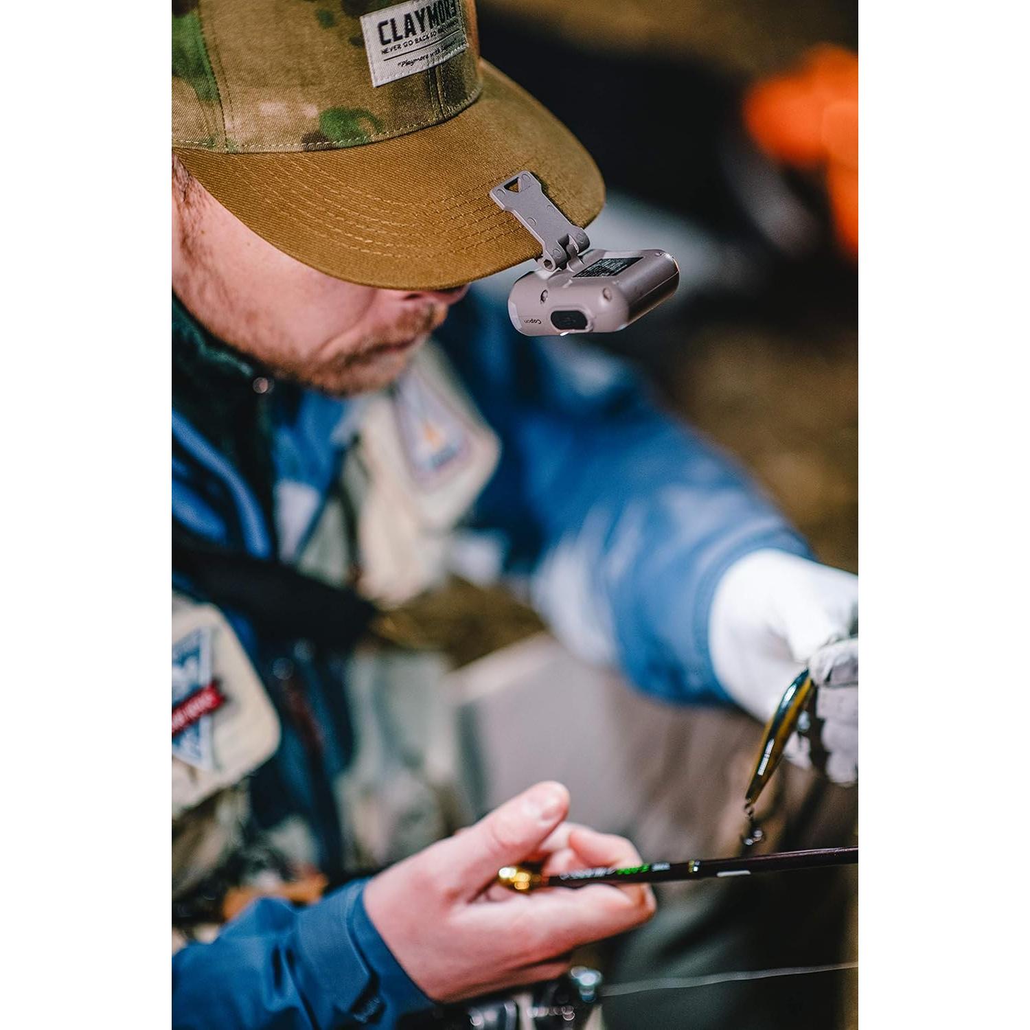 Linterna Frontal Claymore 120H Tan - LED Recargable USB-C