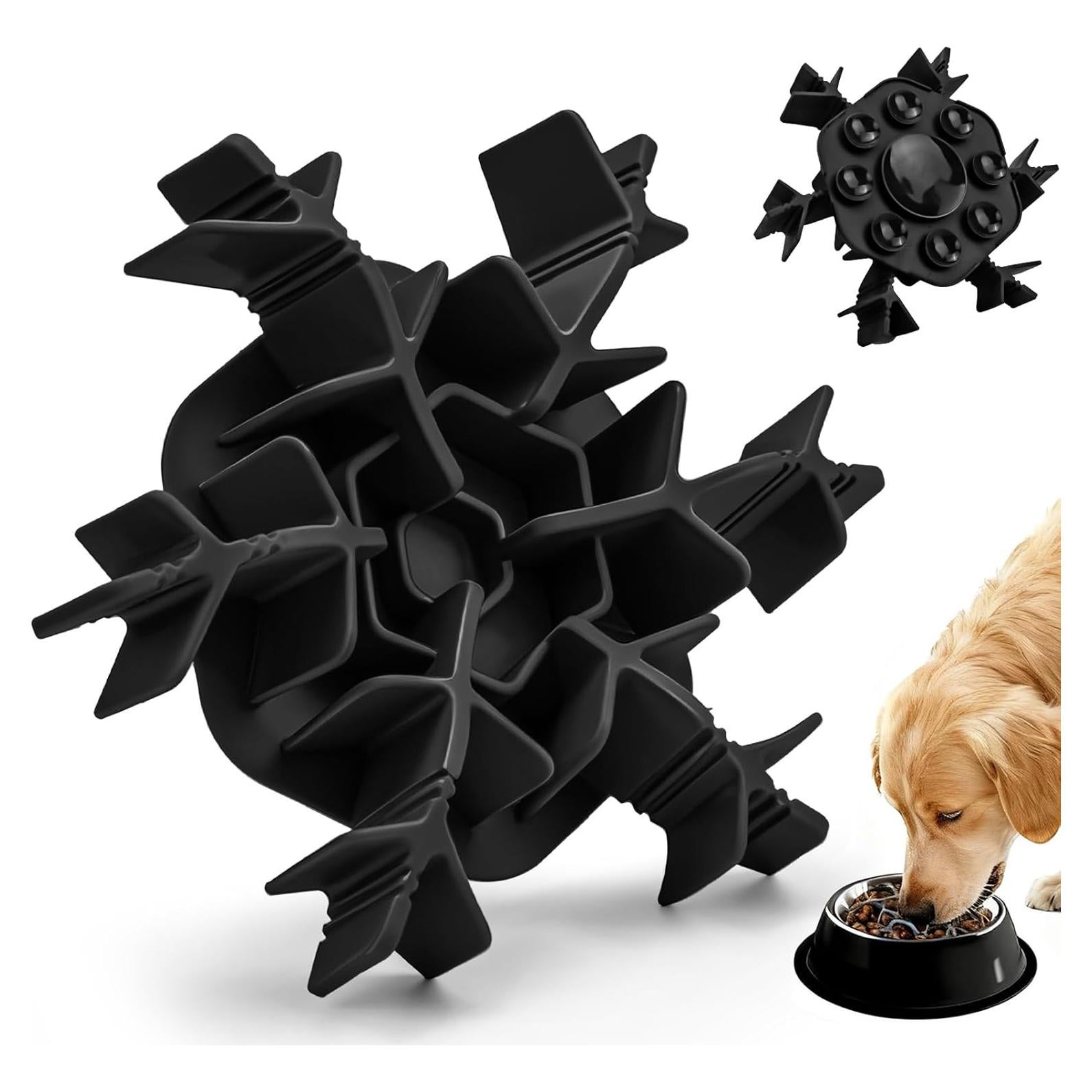 Inserto de Alimentador Lento Mabnuby Negro 17.8 cm Silicona