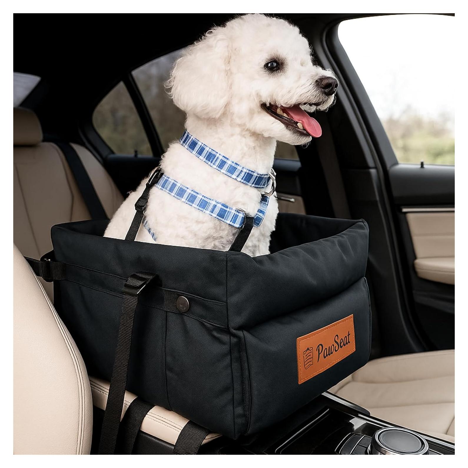 Asiento Elevador para Perros Pawseat Negro 2-6 Kg con Seguridad