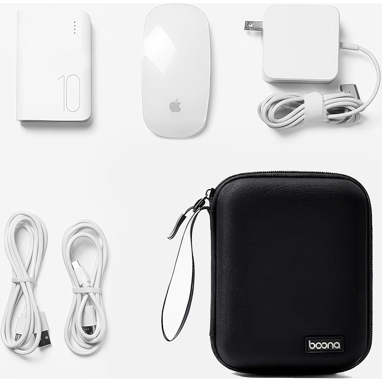 Funda Organizador de Cargador para MacBook HOMEGYMFREE Negra