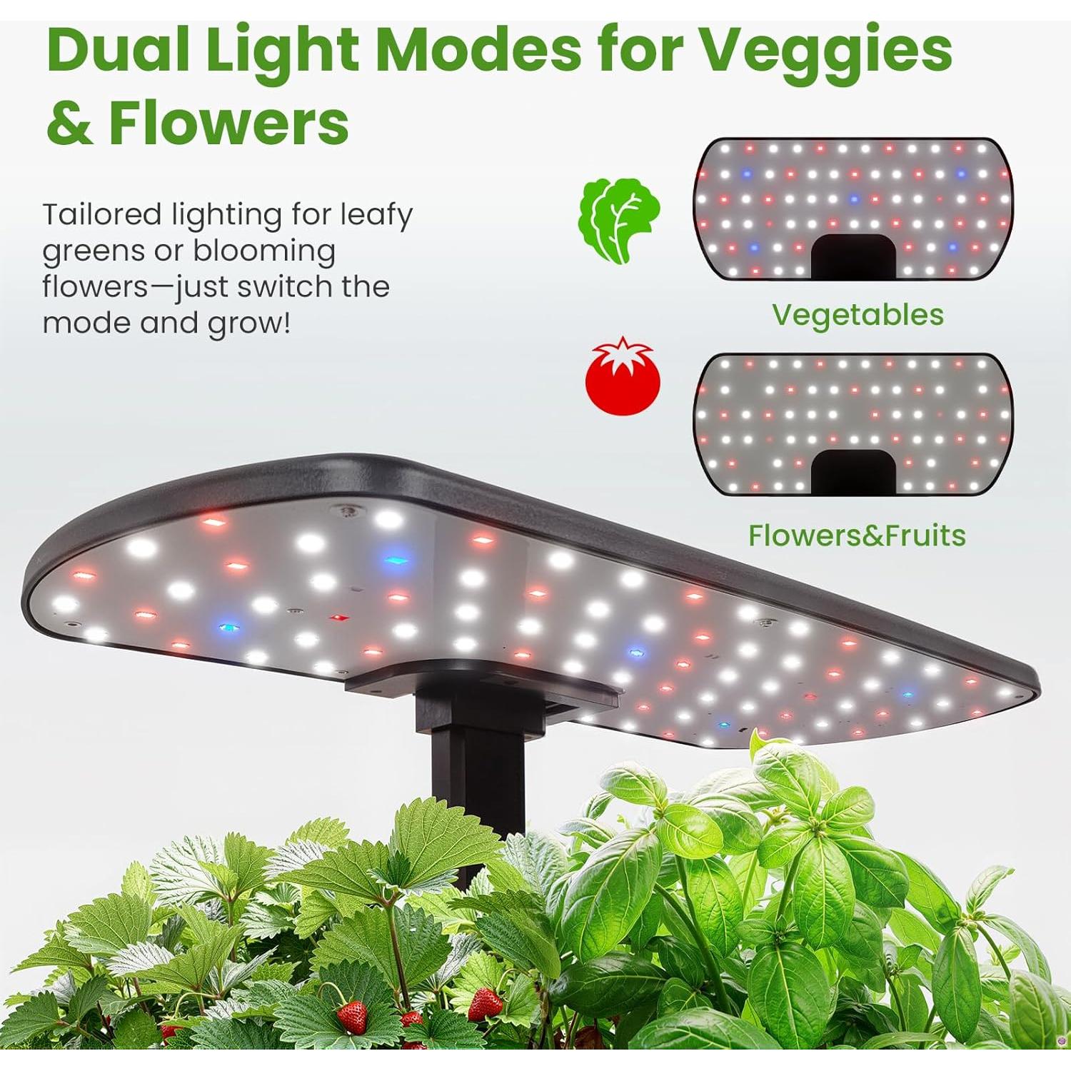 Kit Hidropónico Interior Litokam 12 Cápsulas 3.5L con Luz LED