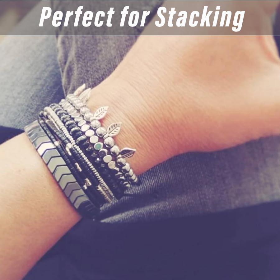 Pulsera de Flechas de Hematites Ajustable Unisex - Regalo Hecho a Mano