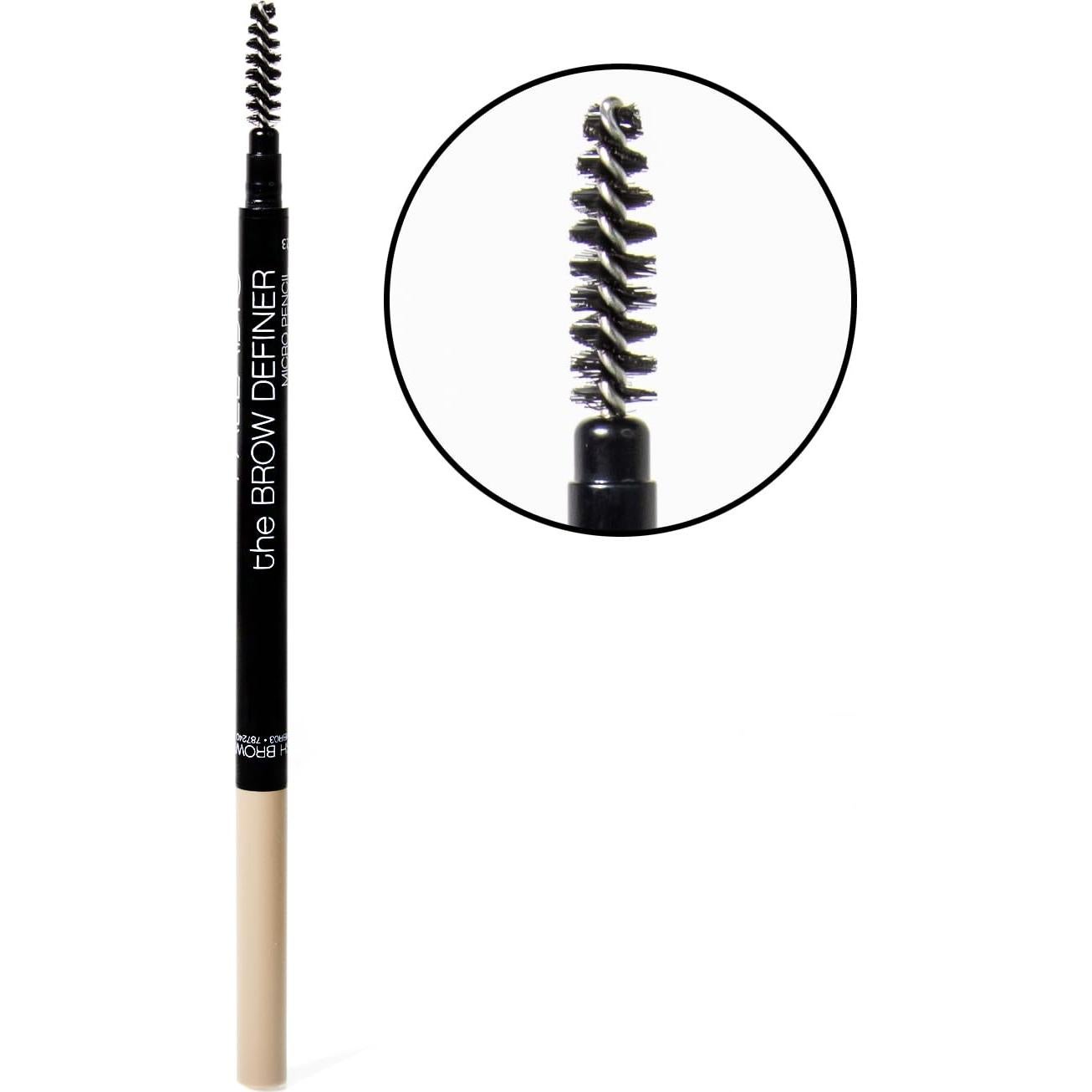 Lápiz Definidor de Cejas Palladio Beauty Marrón Ceniza