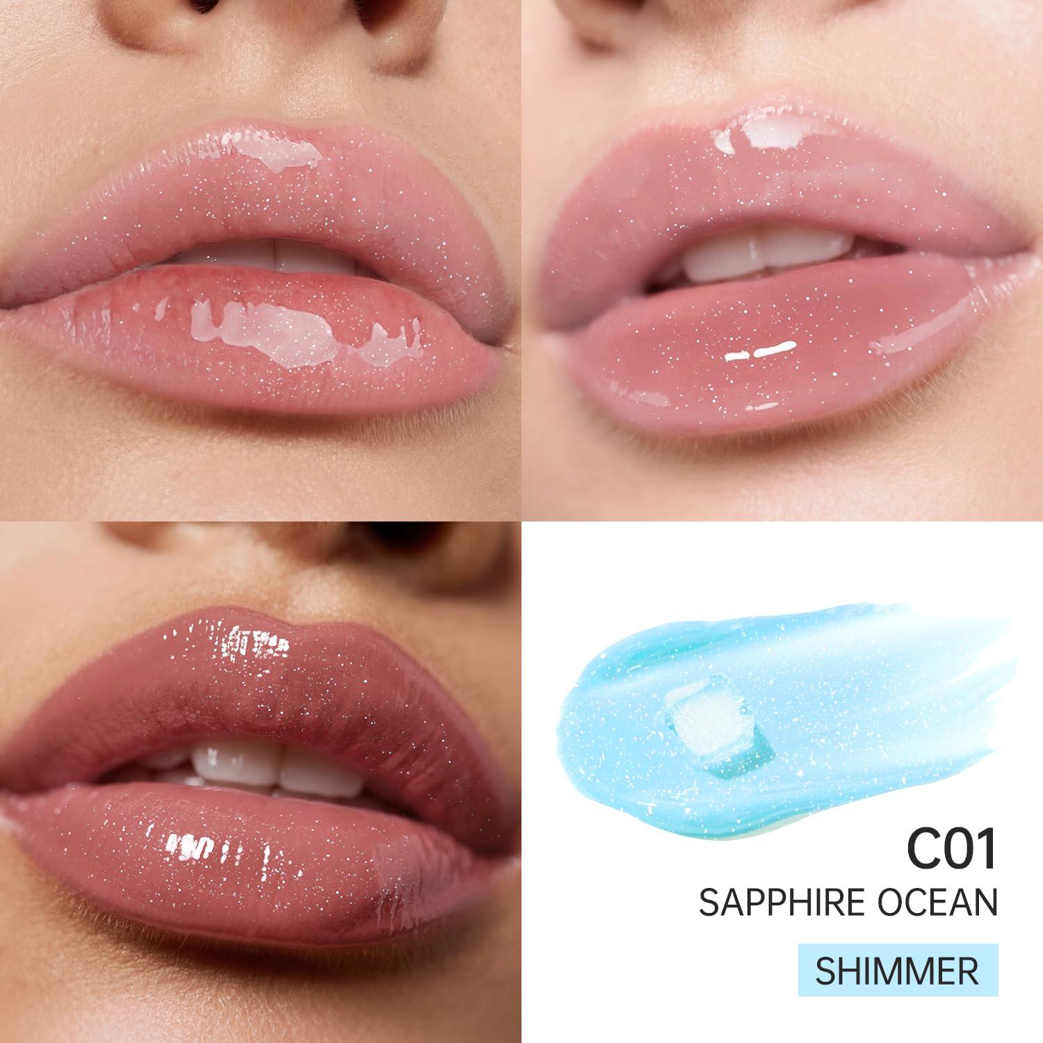 Brillo Aumentador de Labios CATKIN C01 Océano Zafiro 32g