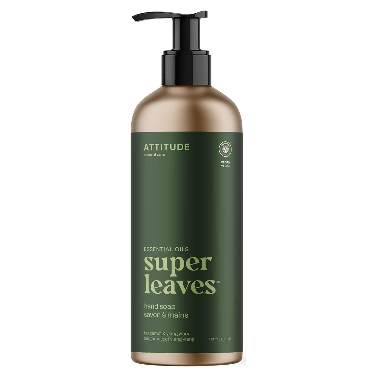 Jabón Líquido ATTITUDE 473 ml Bergamota y Ylang Ylang EWG