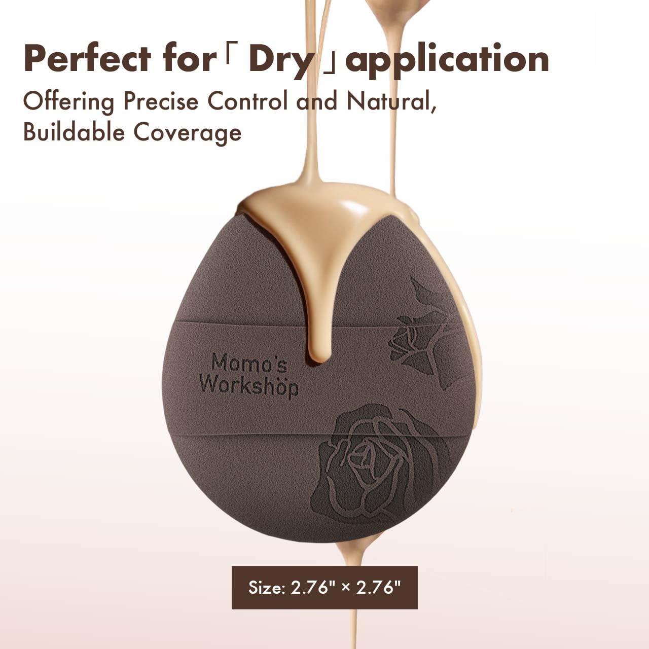 Set de Esponjas de Maquillaje Tatami Rosa Rubycell - 2 Puff y Estuche