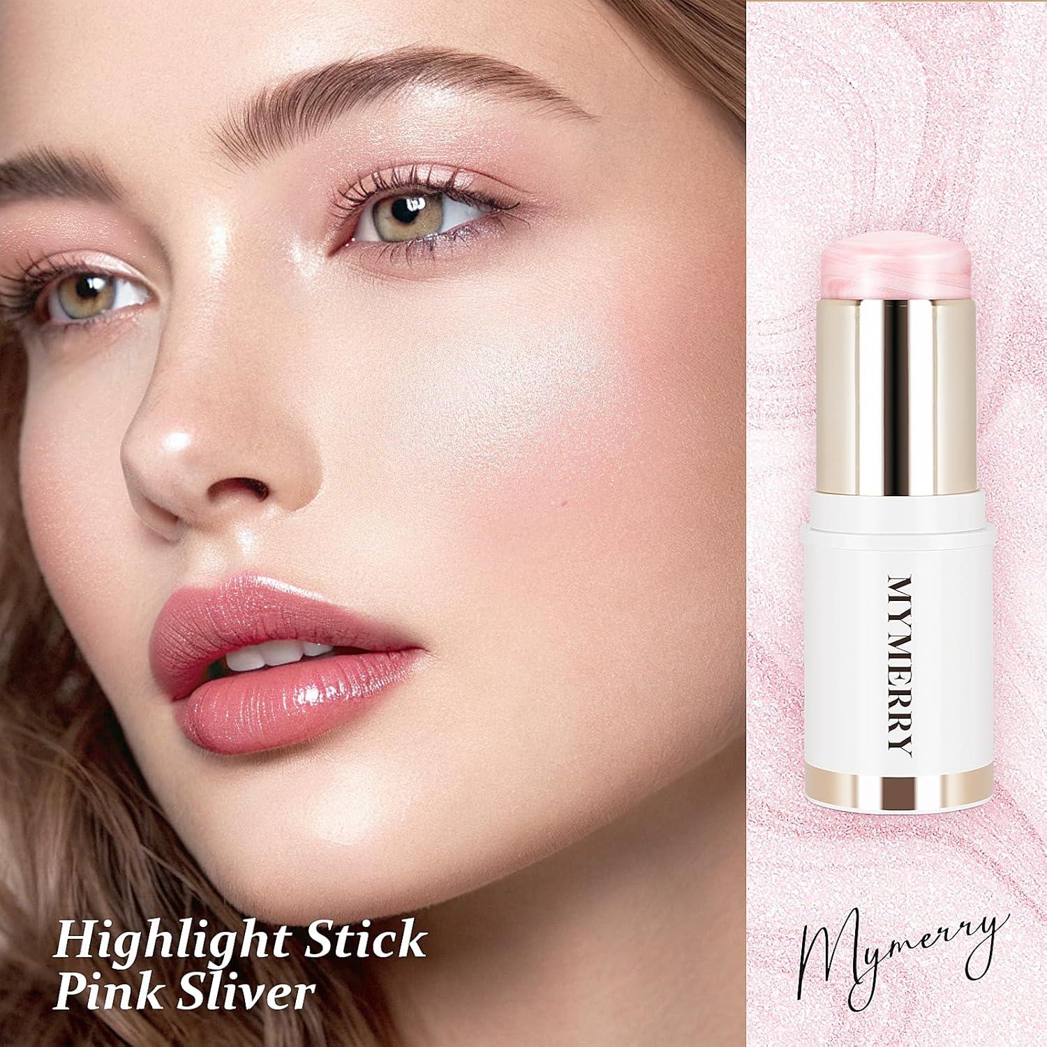 Stick Iluminador MYMERRY 15g Plata Rosa para Cara y Cuerpo