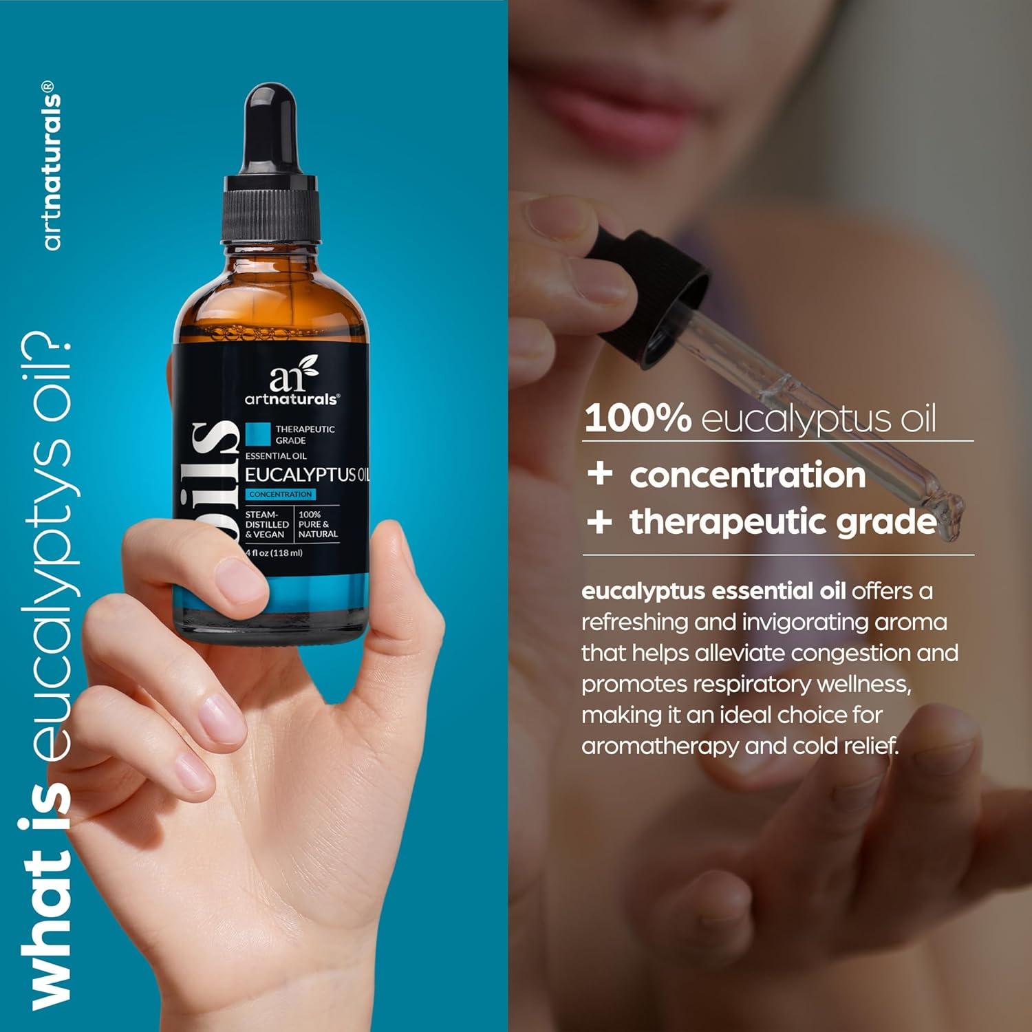 Aceite Esencial de Eucalipto ArtNaturals 118ml Puro Terapéutico