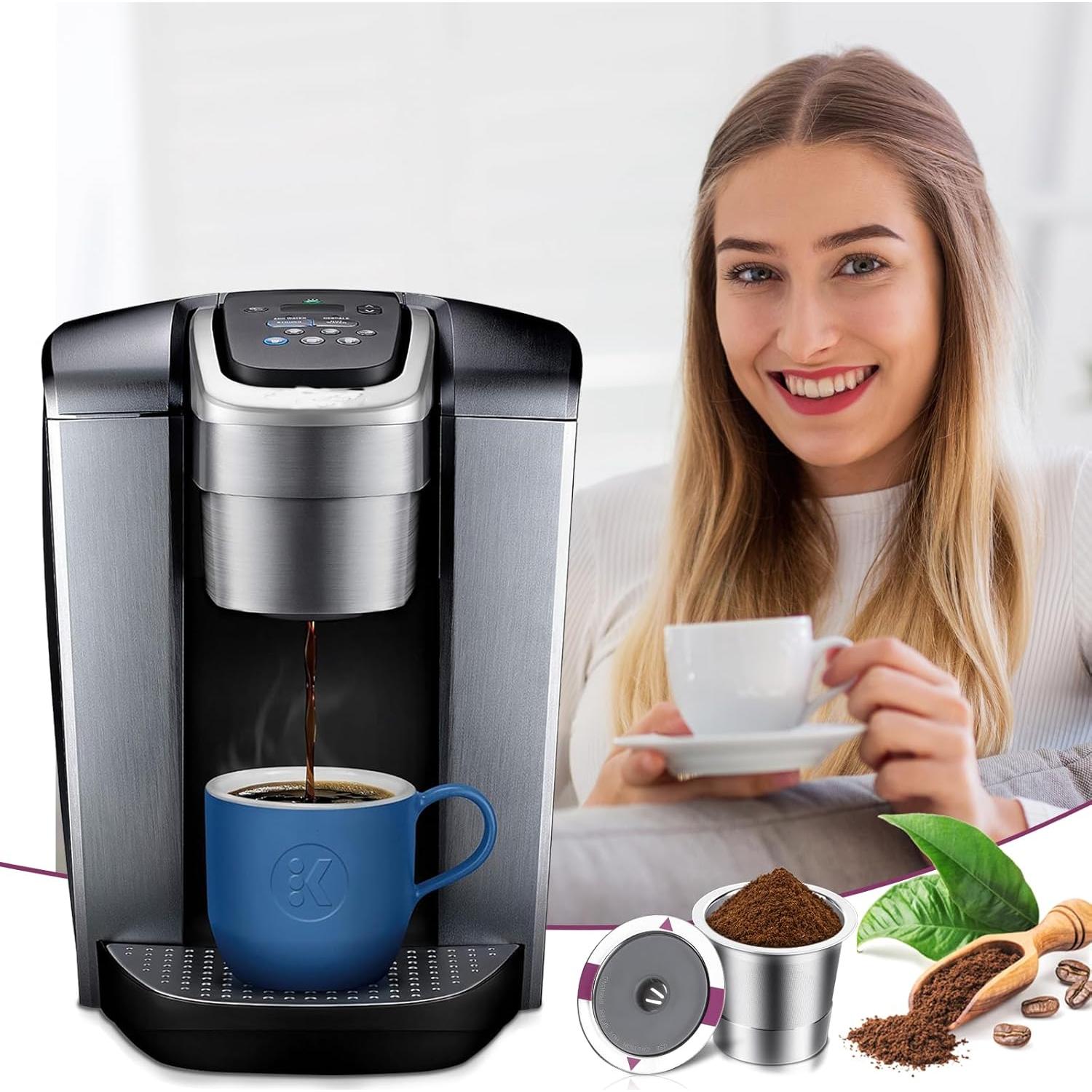 Tazas K reutilizables InwodiTeki para cafeteras Keurig 1.0 y 2.0