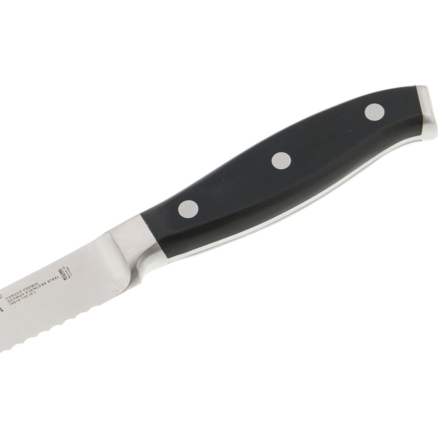 Cuchillo Utilitario Serrado Forjado Henckels 12.7 cm Acero Inoxidable
