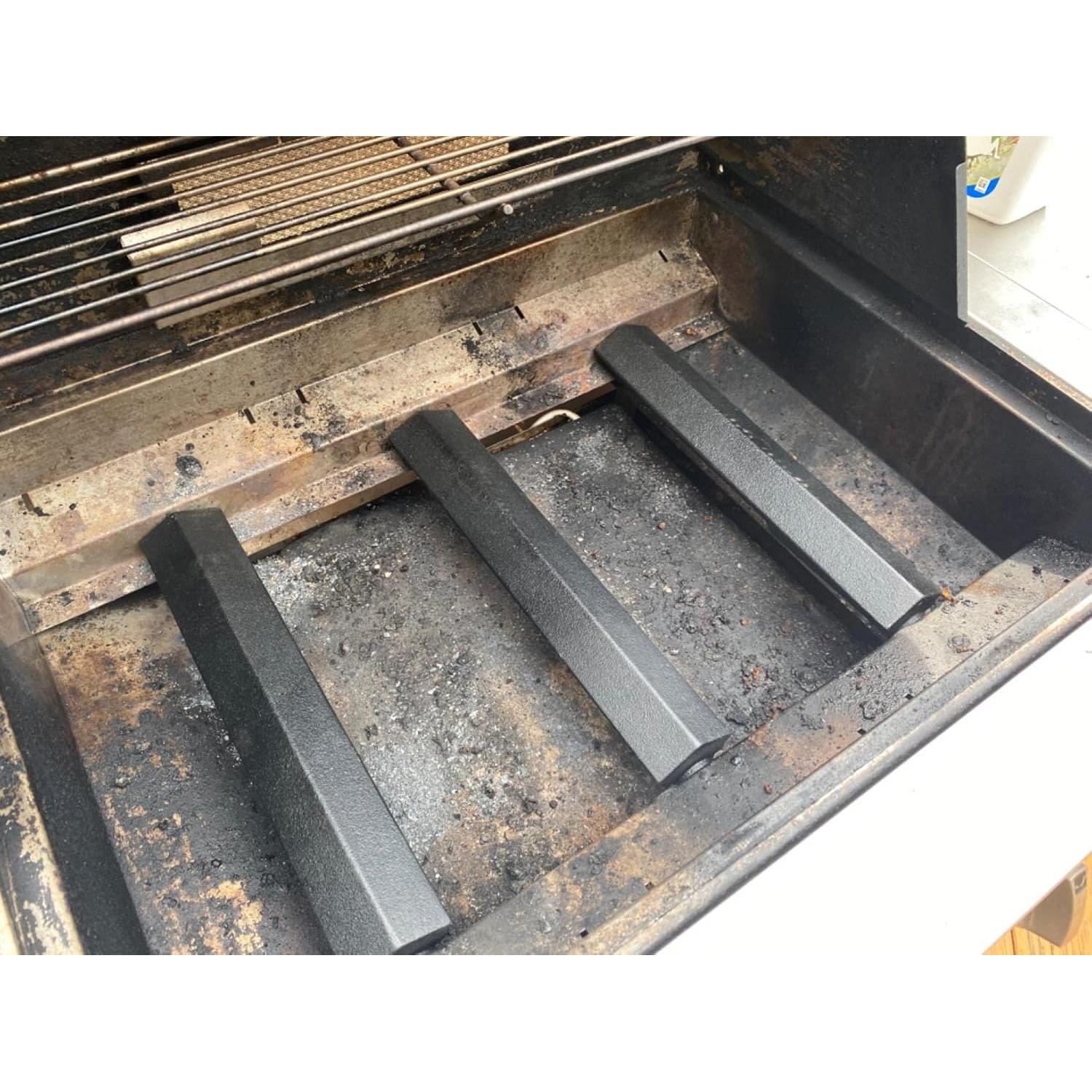 Kit de Tubos de Quemador de Hierro Fundido Votenli 3-Pack 40.16 cm