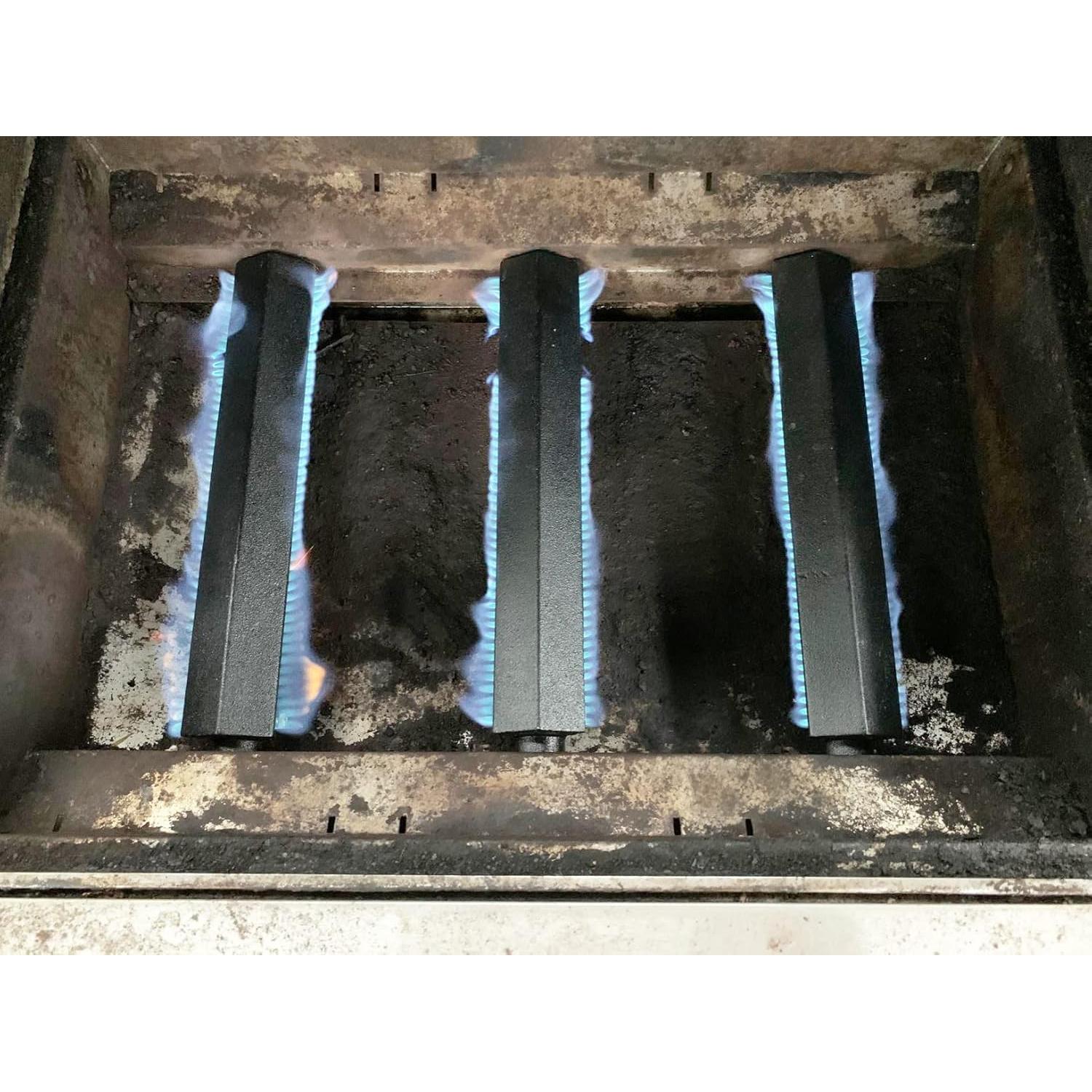 Kit de Tubos de Quemador de Hierro Fundido Votenli 3-Pack 40.16 cm