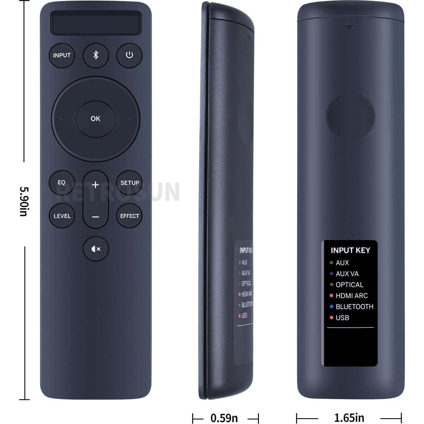 Control Remoto Reemplazo Retroiluminado Vizio D51-H 5.1