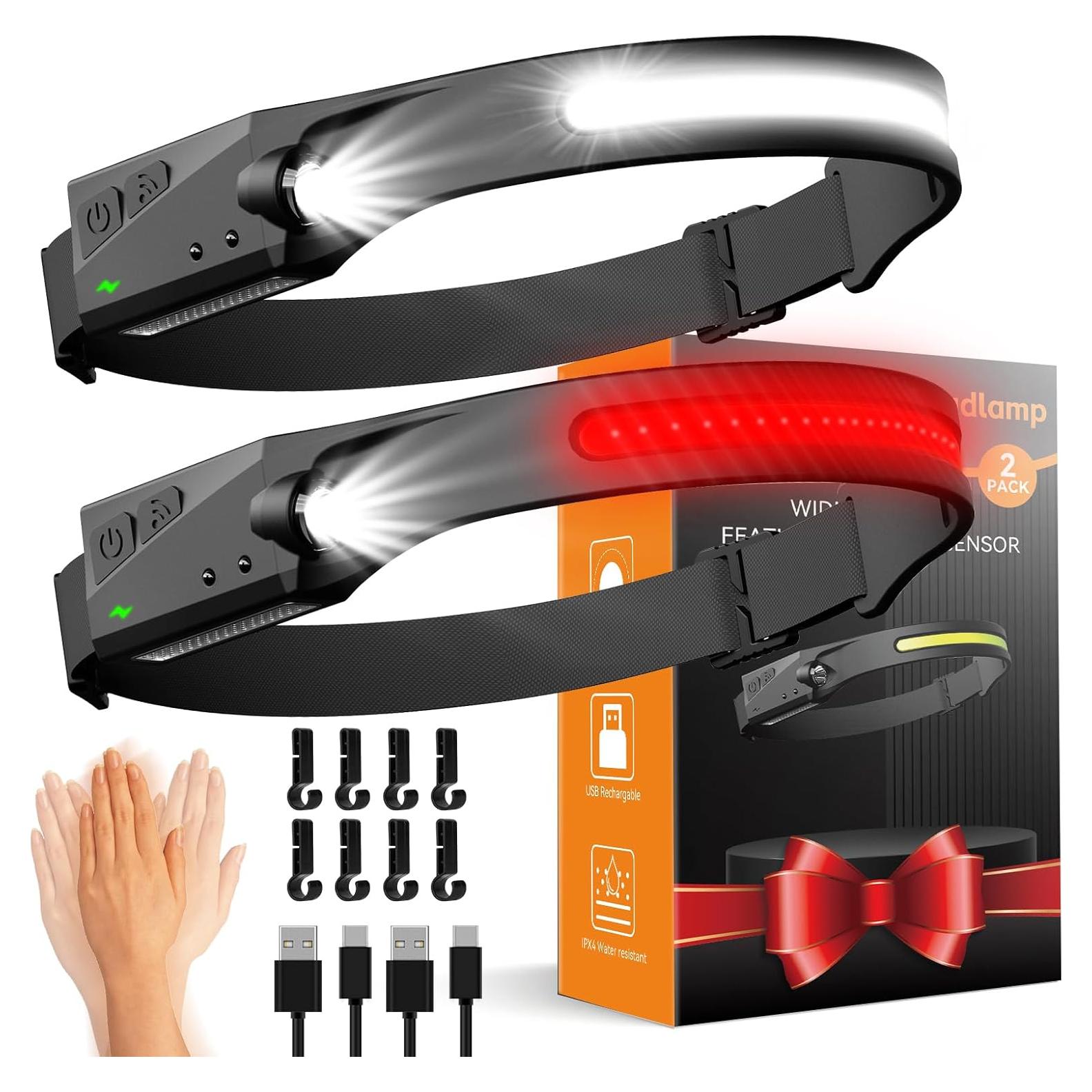 Linterna Frontal Recargable CANKROO CKHL01 350 Lúmenes IPX4