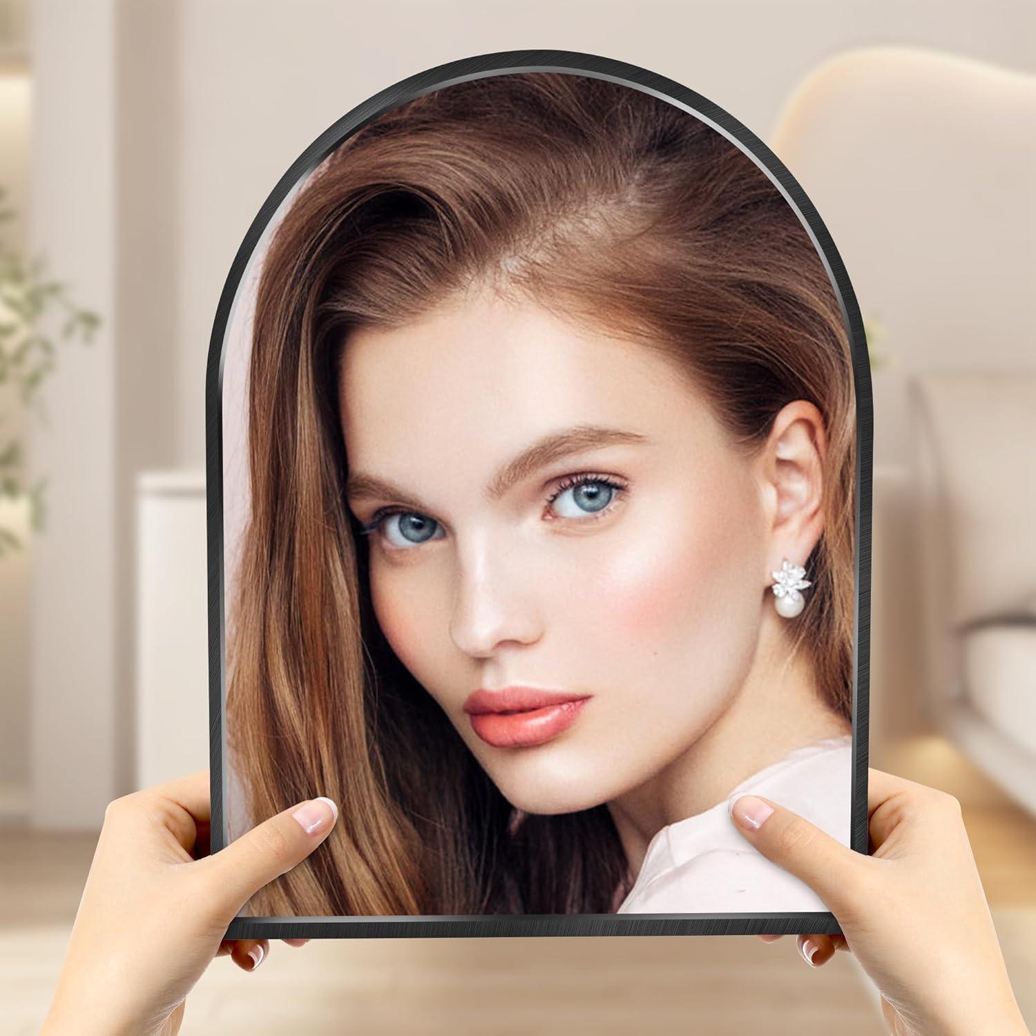 Espejo Arqueado Negro MYlovelylands 25.4x33 cm Decorativo