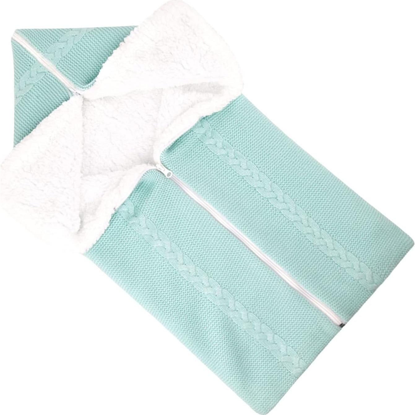 Manta de Envolver para Bebé Lekad Verde 75x75cm Transpirable