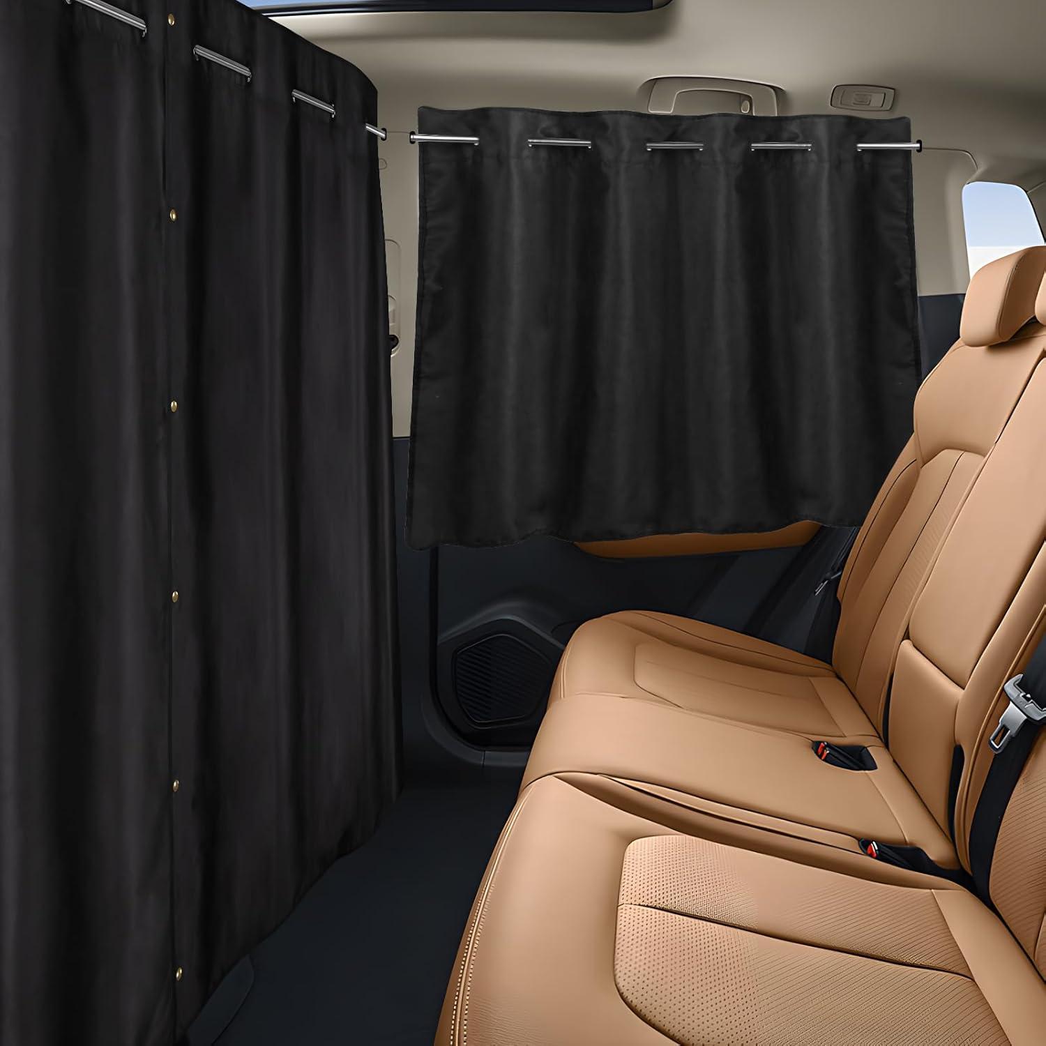 Conjunto de 3 Cortinas Opacas para Ventanas de Auto ZATOOTO