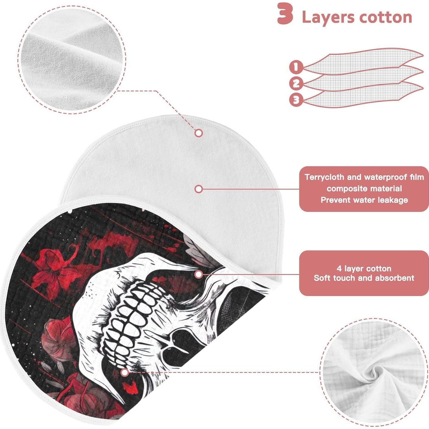 Toalla de Eructo para Bebés Kigai 28x56 cm Algodón Floral