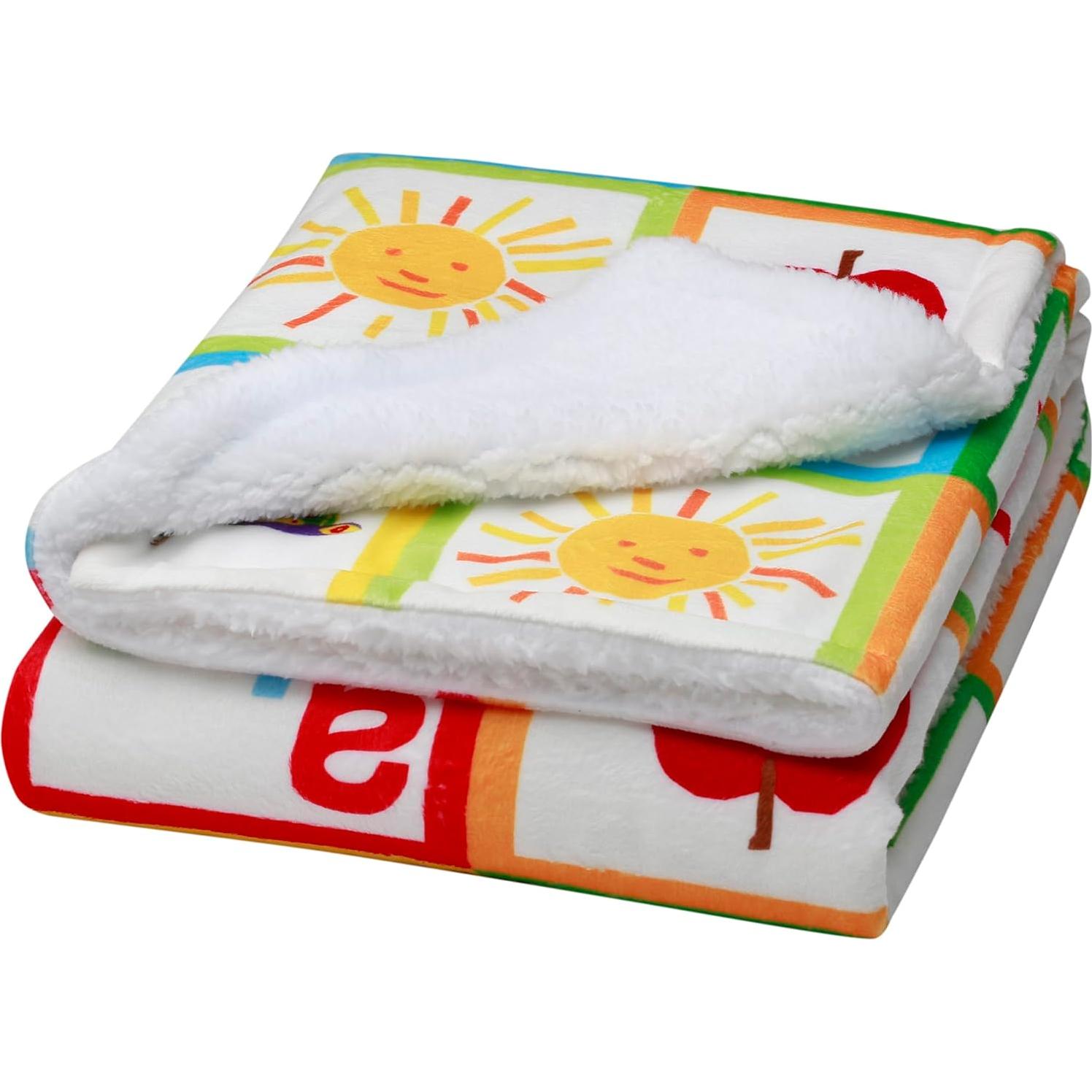 Manta de bebé reversible Baby Starters 76x102 cm La oruga