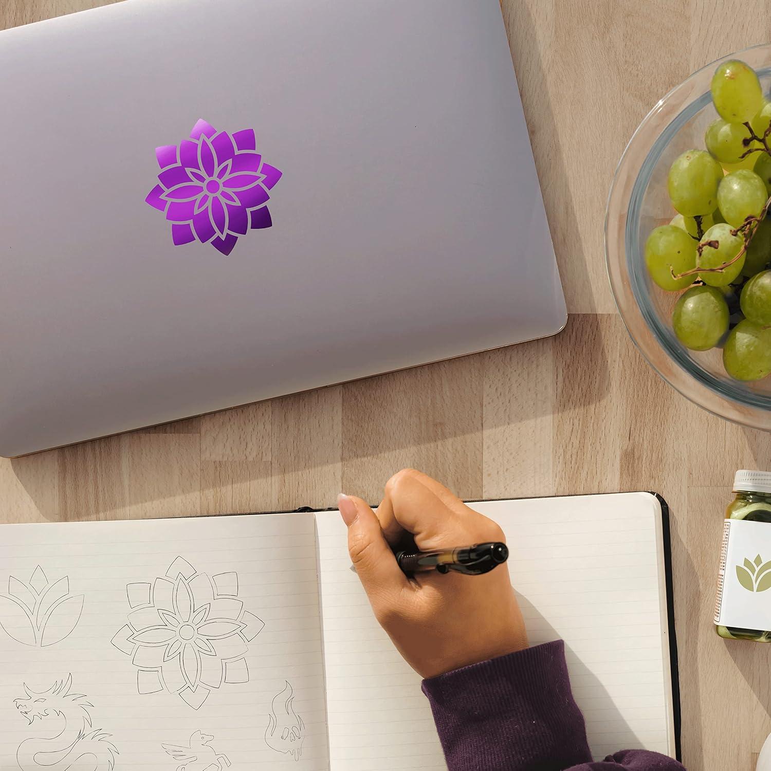 Vinilo Adhesivo Permanente VViViD DECO65 Cromo Púrpura 2.13m x 0.30m