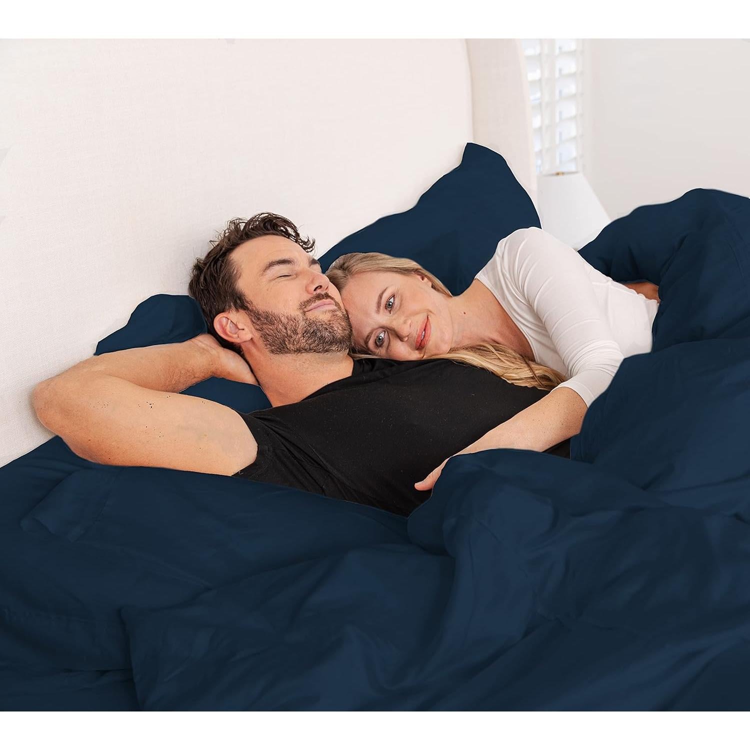 Juego de Sábanas KICKEE Reina 100% Viscosa de Bambú 300 Hilos