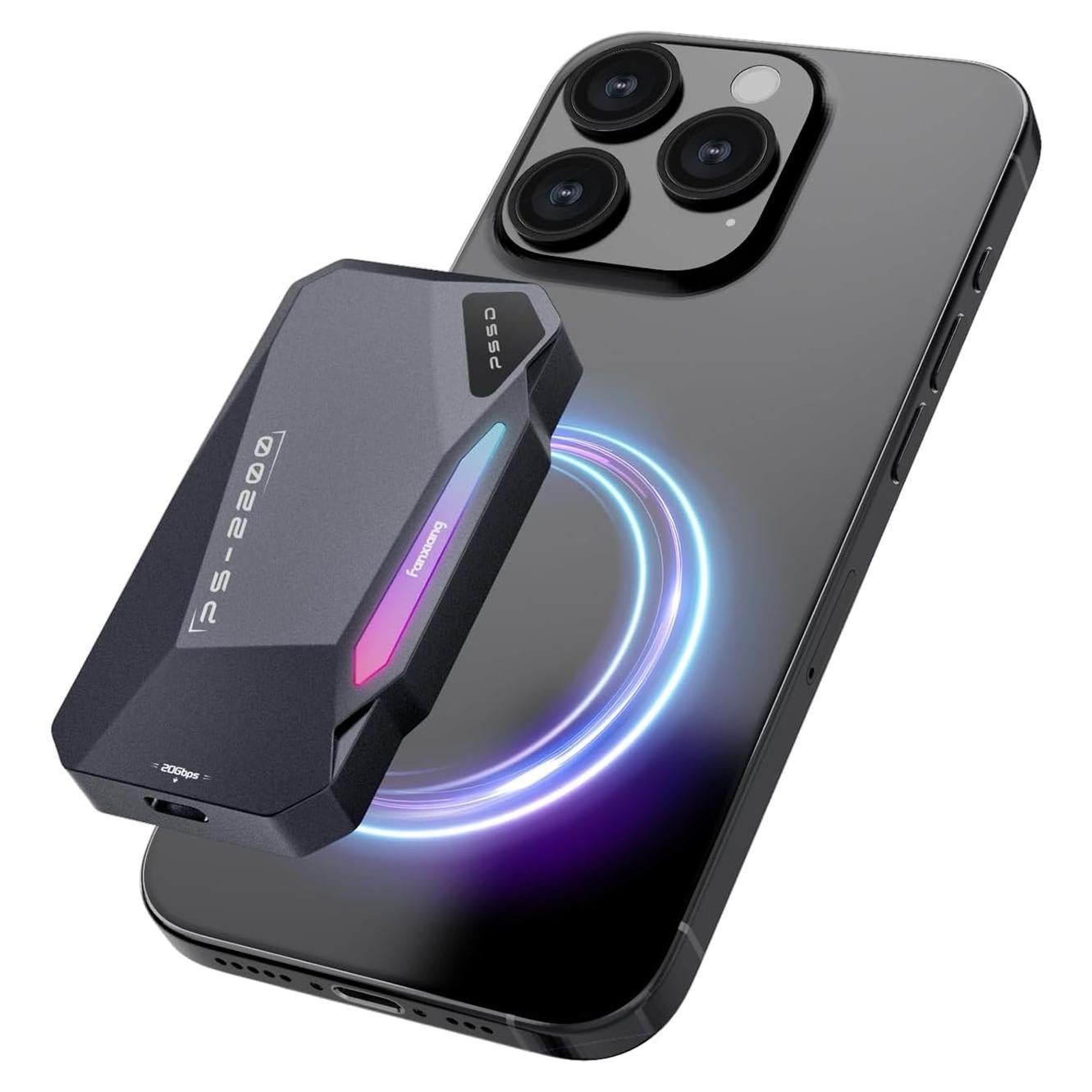 SSD Externo 500GB fanxiang PS2200 USB 3.2 Tipo-C RGB