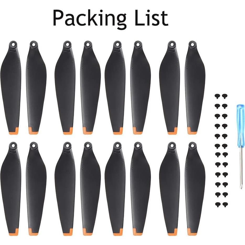 16 Hélices de Bajo Ruido BEHORSE para DJI Mini 3 Pro/4 Pro