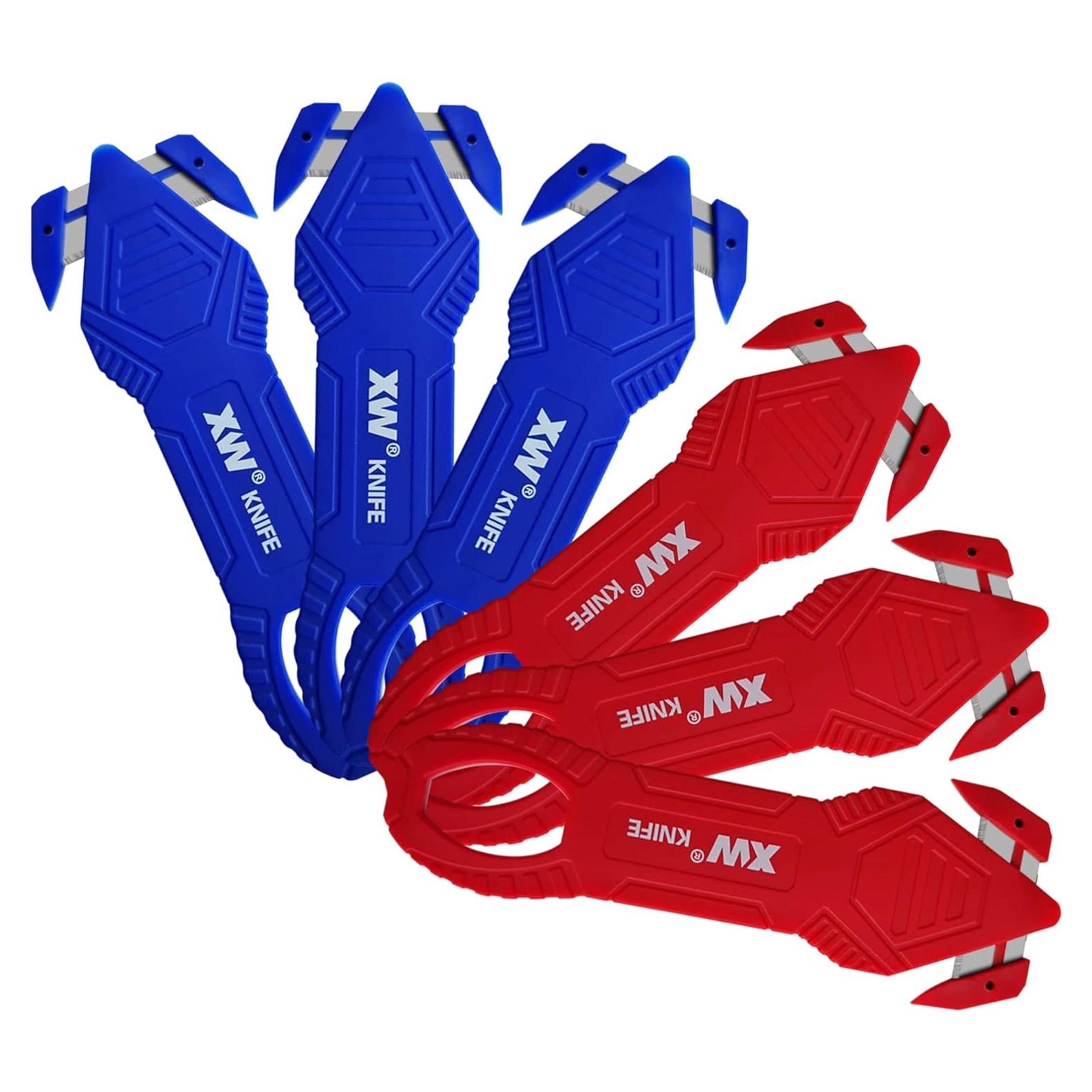 Cortador de Cajas XW, Abridor de Cartones, Paquete de 6