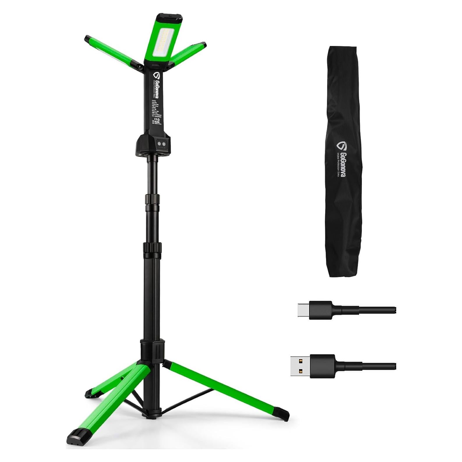 Luz de Trabajo Inalámbrica GoGonova LED 2200 Lúmenes Verde