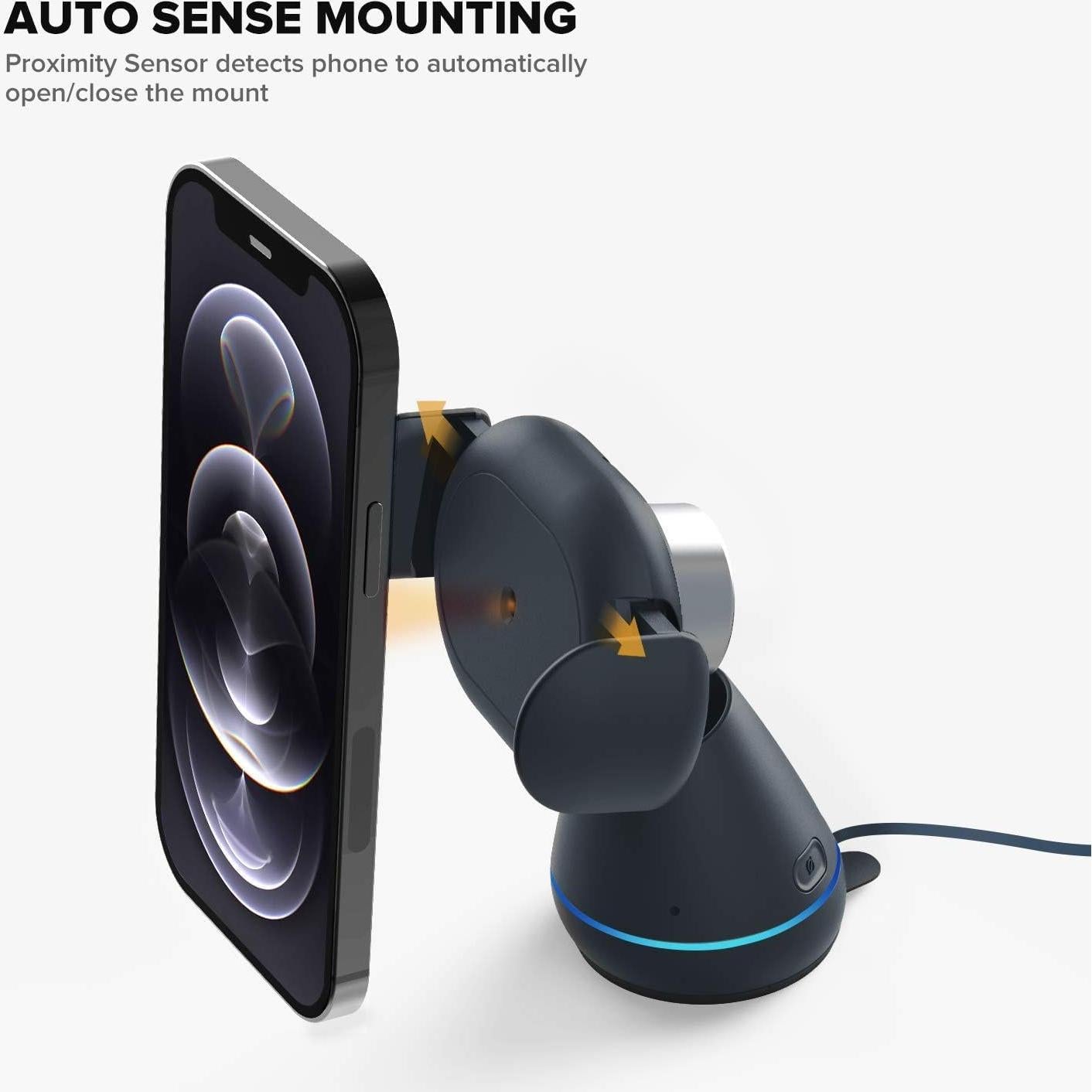 Soporte para Teléfono con Carga Inalámbrica Primoov 360°