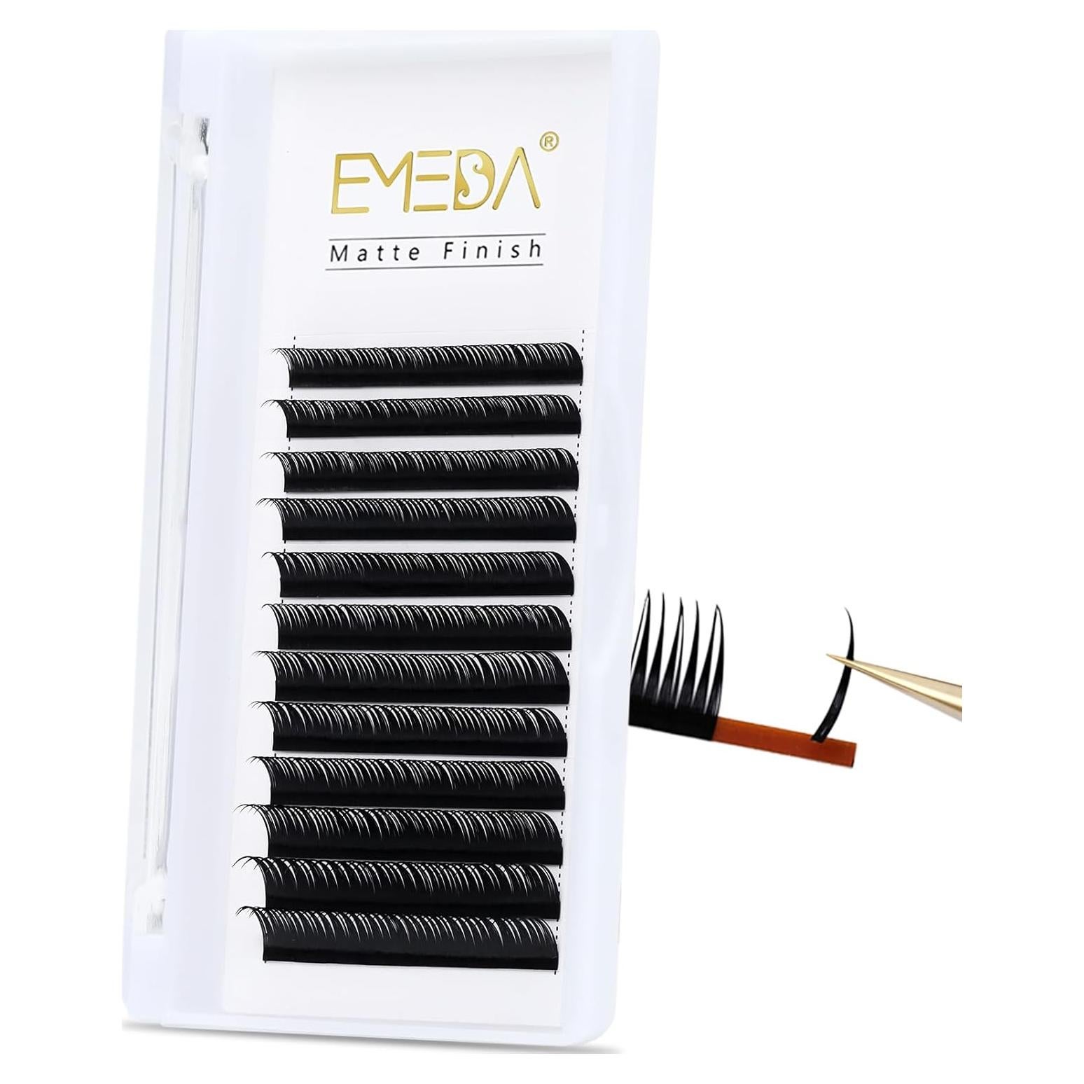 Puntas de Extensiones de Pestañas Premontadas EMDDA 0.07 C Curl 8-15mm