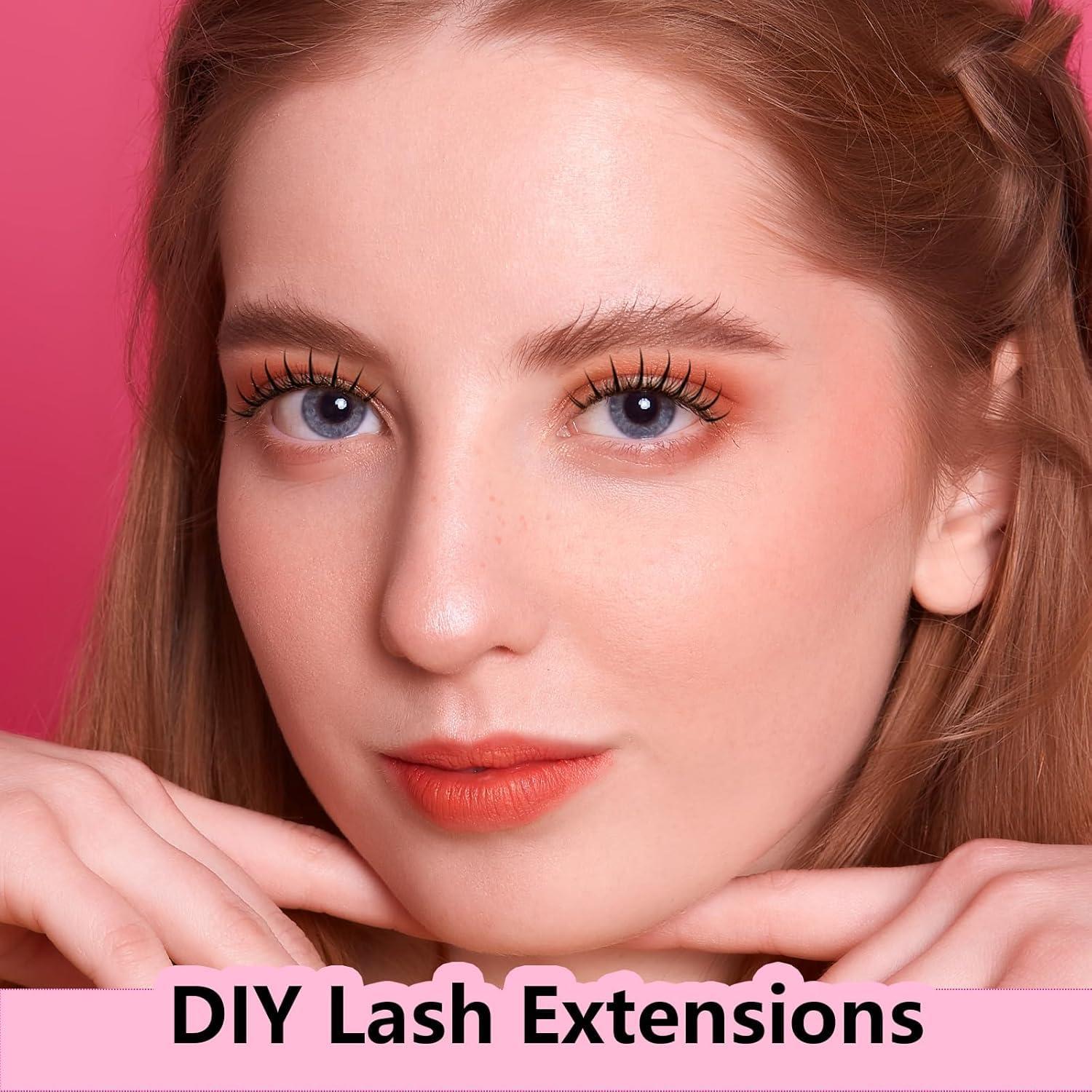 Puntas de Extensiones de Pestañas Premontadas EMDDA 0.07 C Curl 8-15mm