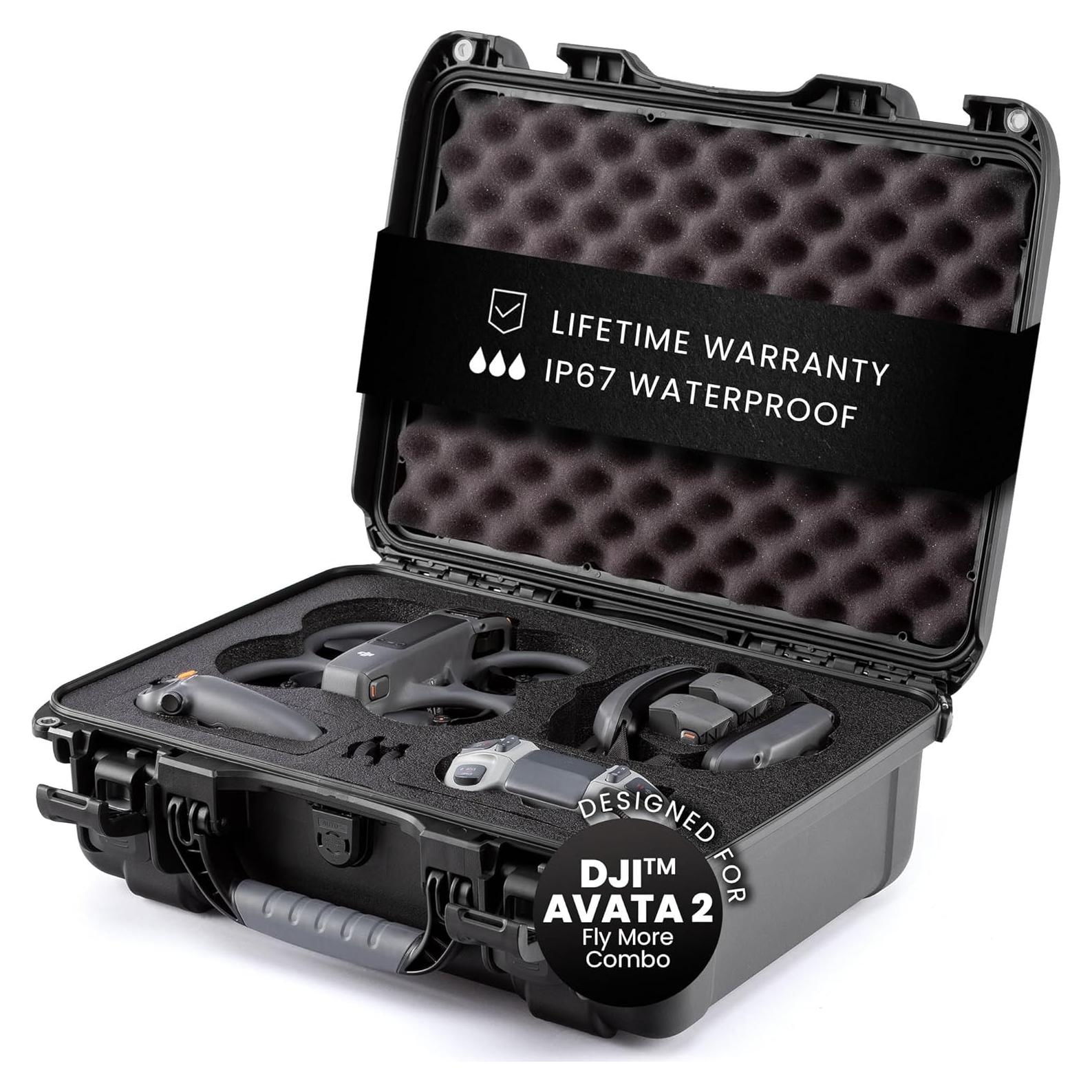 Estuche Duro NANUK 925 para Drone DJI Avata 2 Combo - Negro
