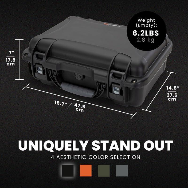 Estuche Duro NANUK 925 para Drone DJI Avata 2 Combo - Negro