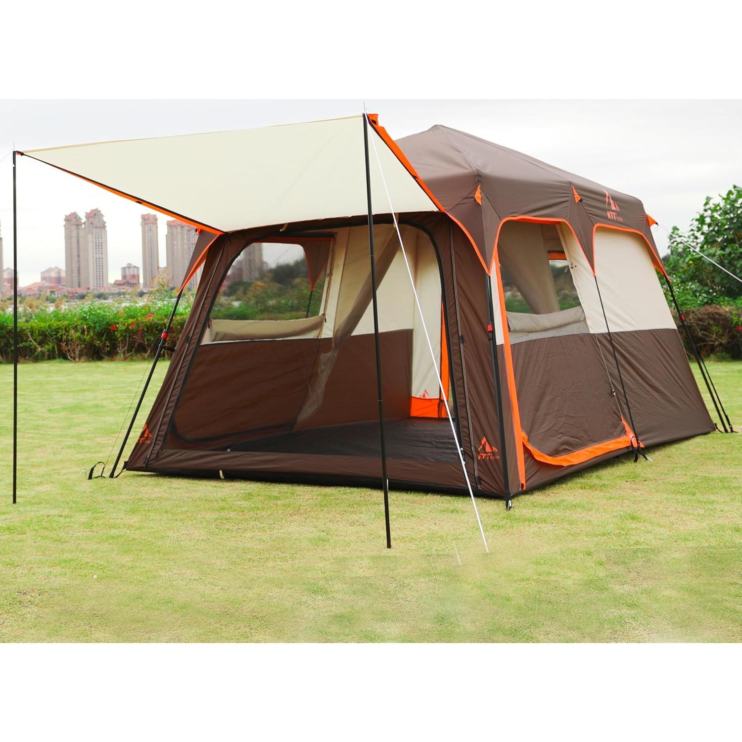 Tienda de Camping KTT Instantánea 6-8 Personas Impermeable
