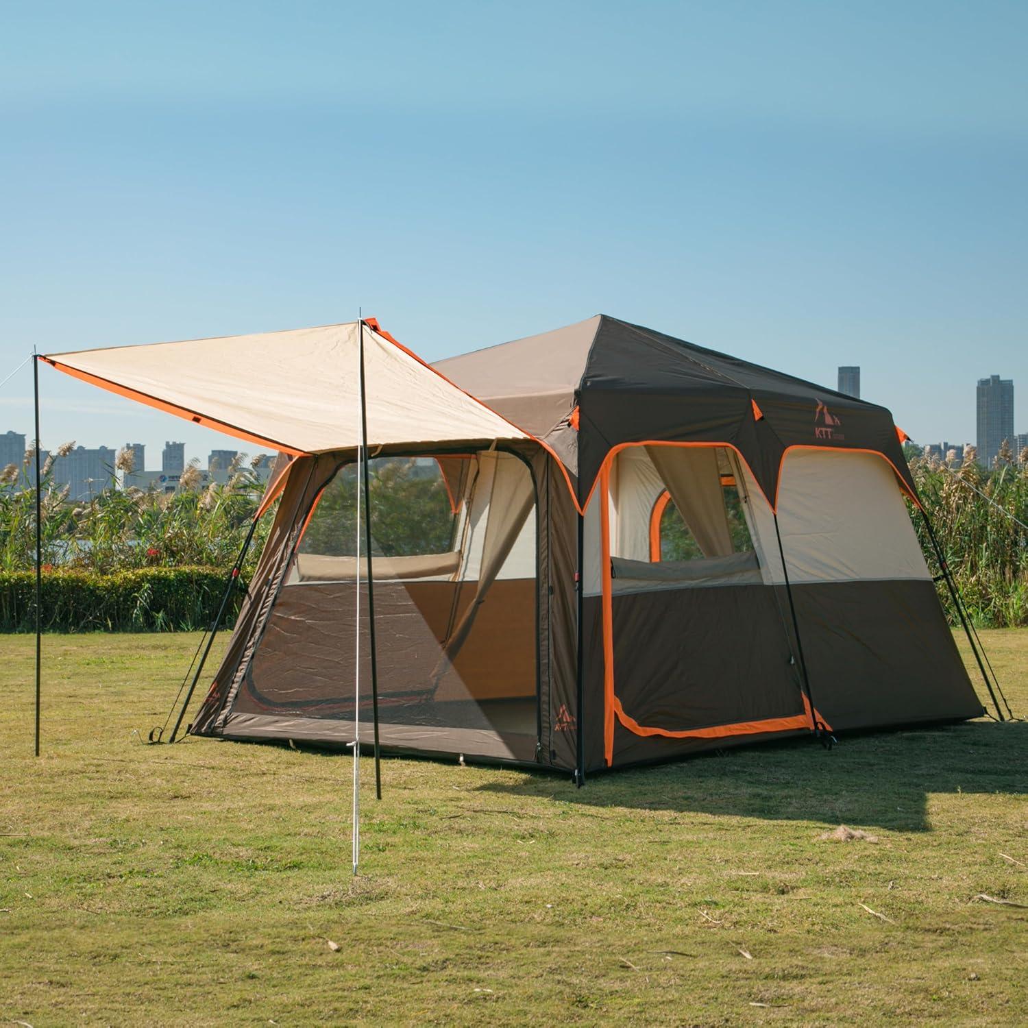 Tienda de Camping KTT Instantánea 6-8 Personas Impermeable