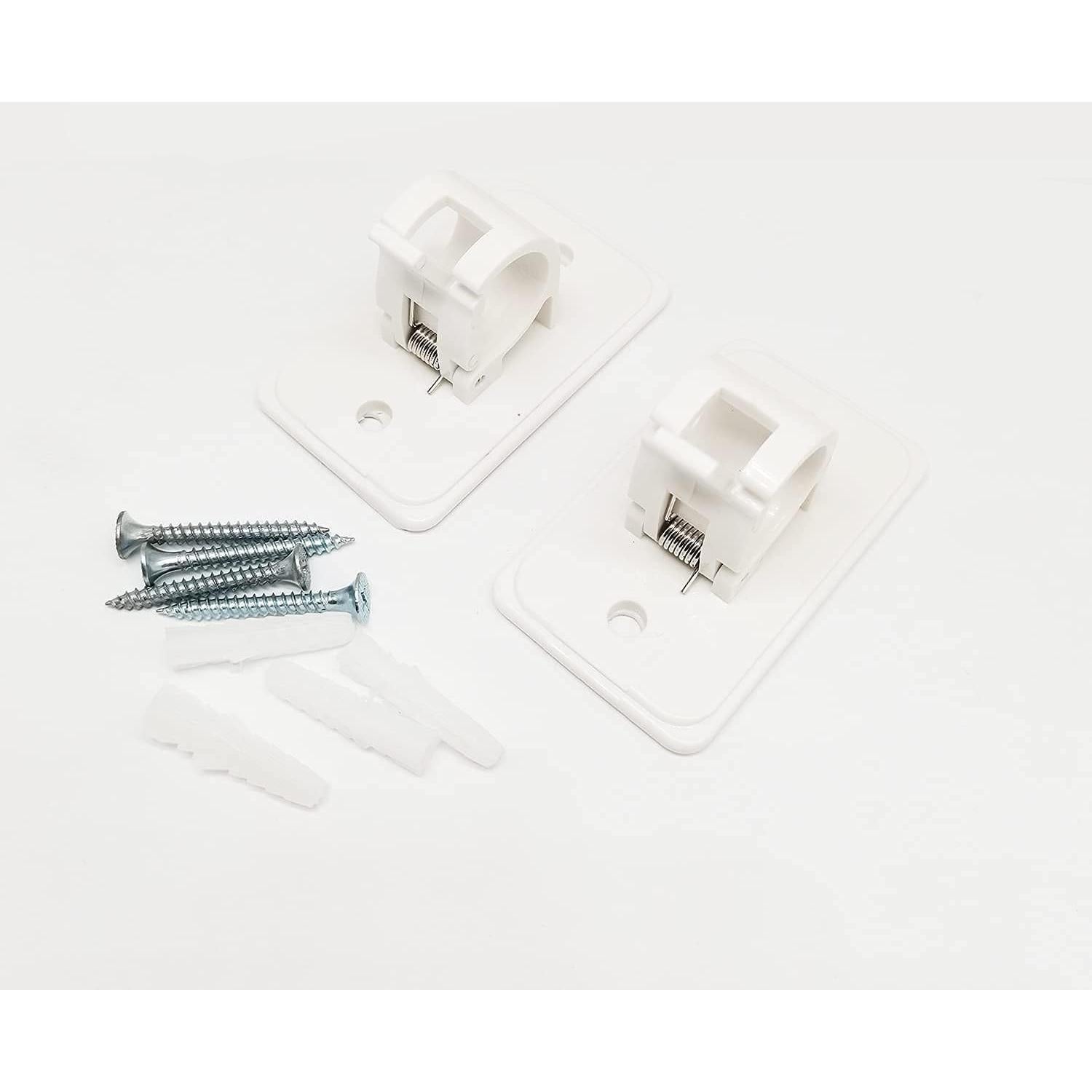 Soporte de Varilla de Cortina YICBOR Autoadhesivo 12 Piezas