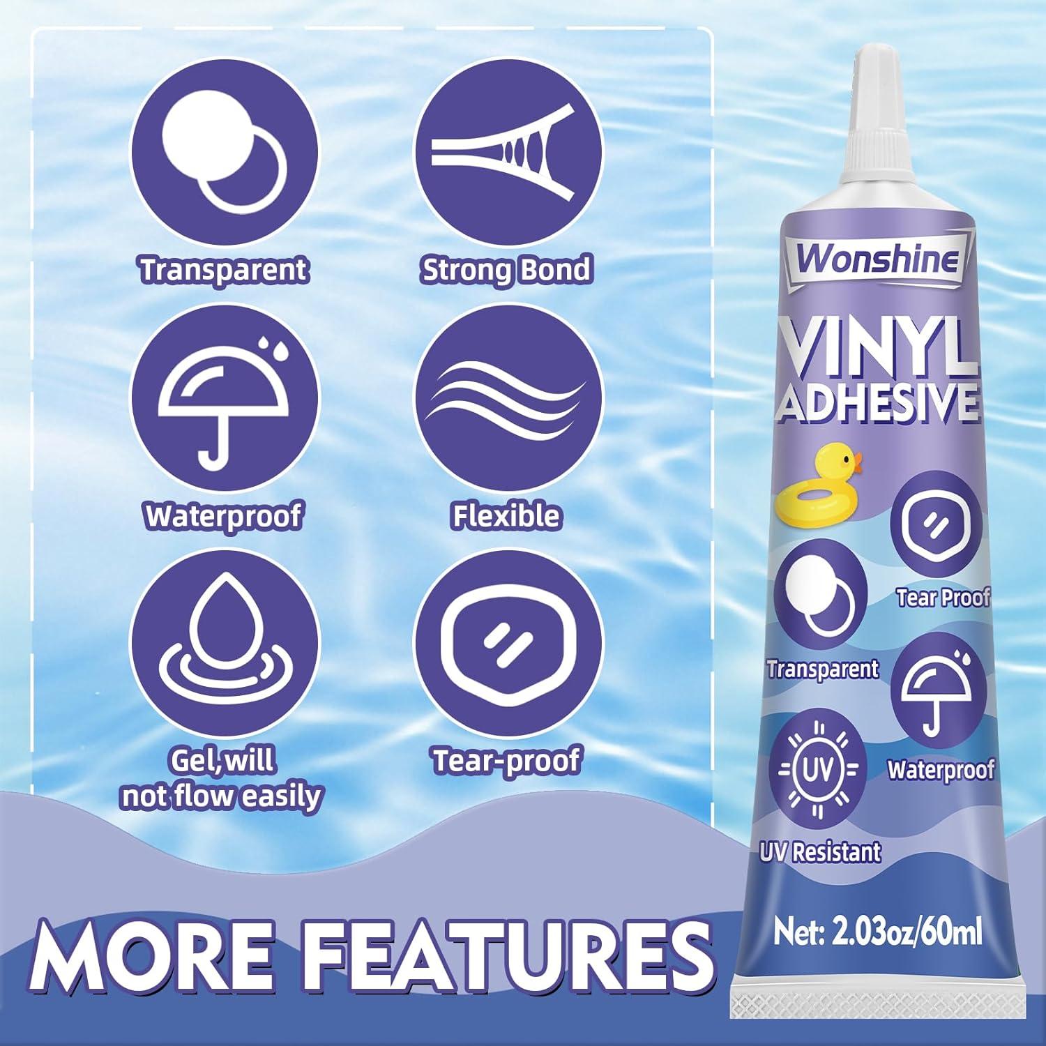 Kit de Parche para Colchón Inflable Wonshine 60 ml Reparación