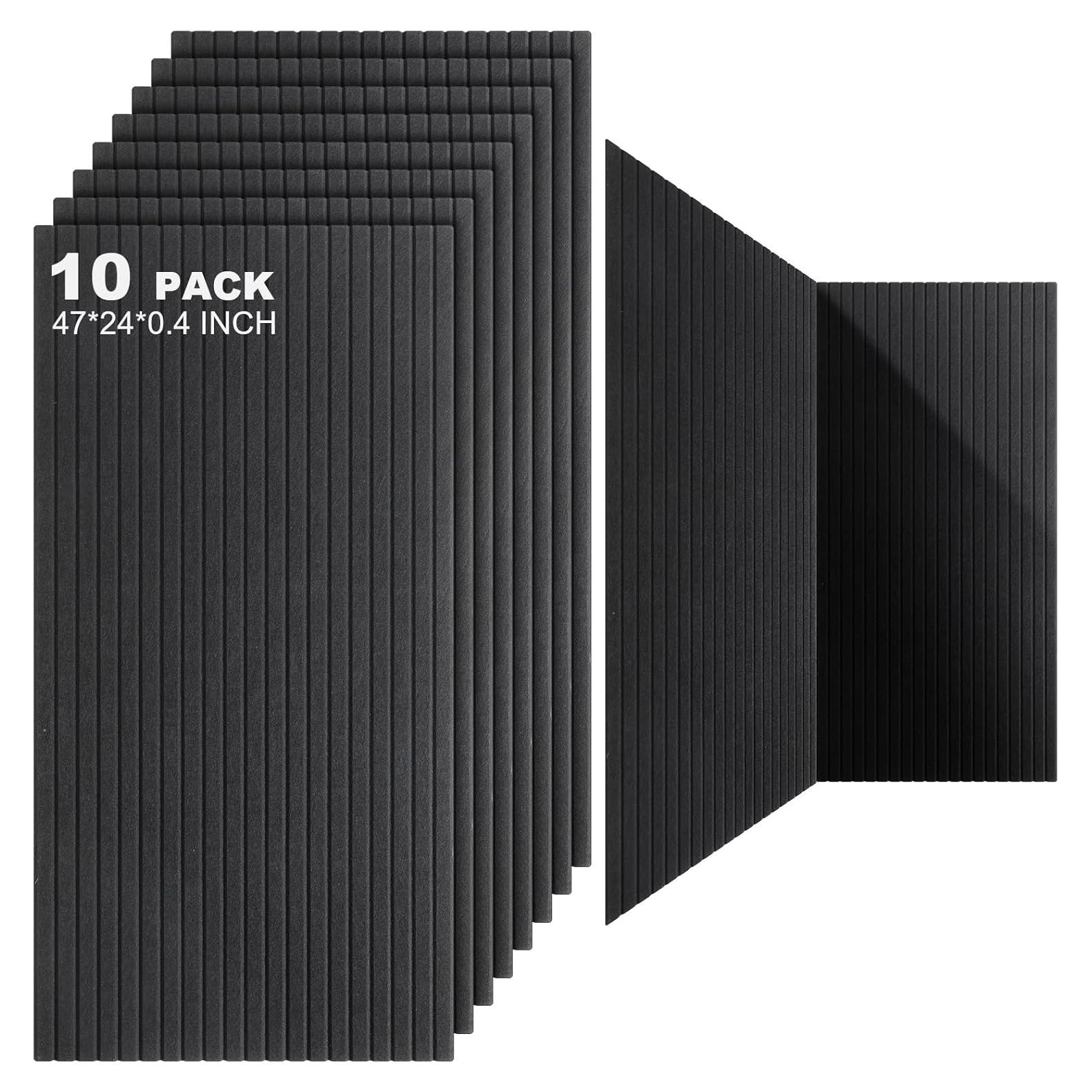 Paneles Acústicos Decorativos Woanger 10 Piezas 119x61 cm