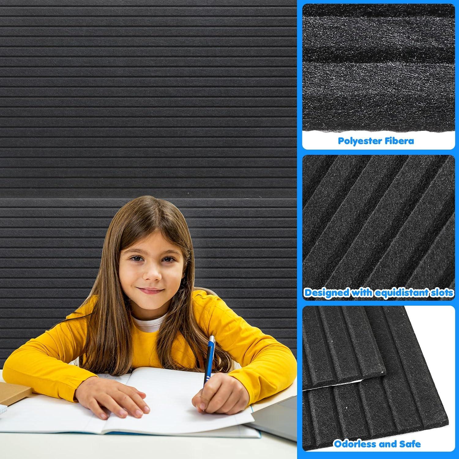 Paneles Acústicos Decorativos Woanger 10 Piezas 119x61 cm