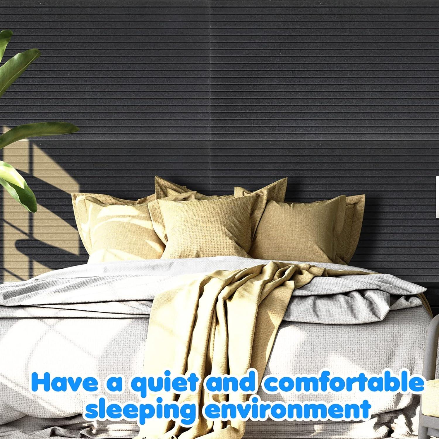 Paneles Acústicos Decorativos Woanger 10 Piezas 119x61 cm