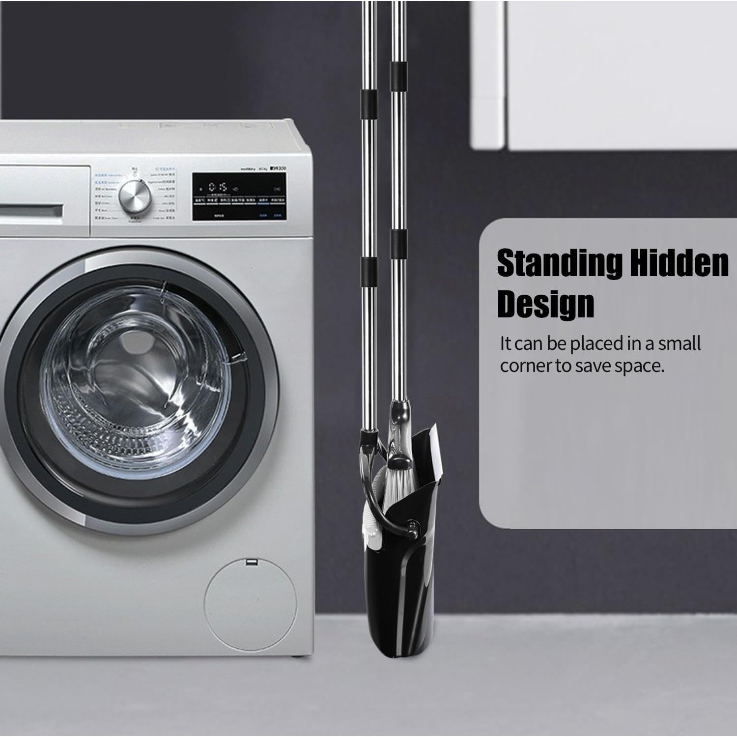 Juego de Escoba y Recogedor Meijubol con 6 Herramientas Adicionales