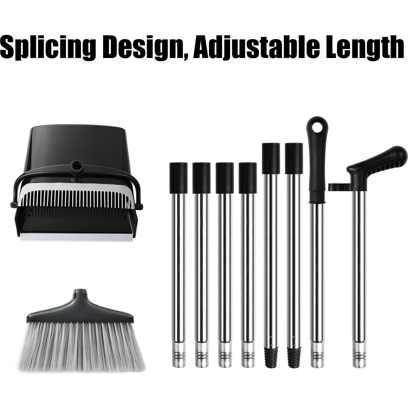 Juego de Escoba y Recogedor Meijubol con 6 Herramientas Adicionales