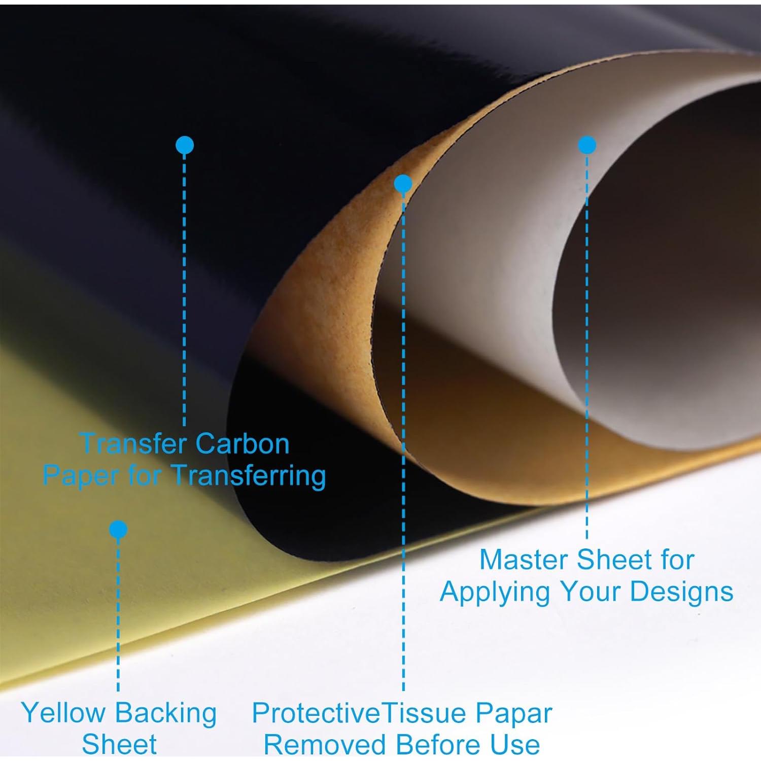 Papel de Transferencia de Tatuaje Emalla 100 Hojas A4 21x30.5cm