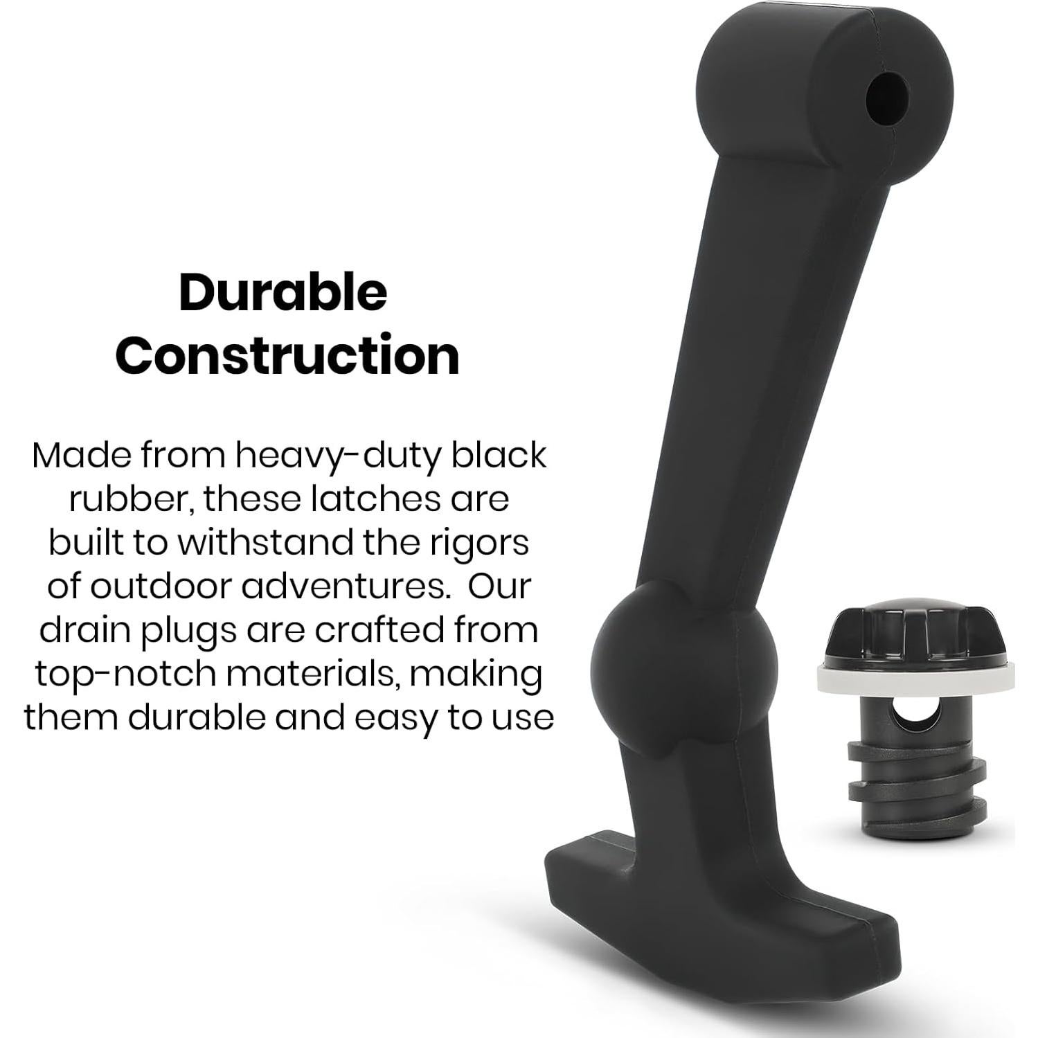 Kit de Pestillos y Tapón de Drenaje Calvana para Yeti y RTIC