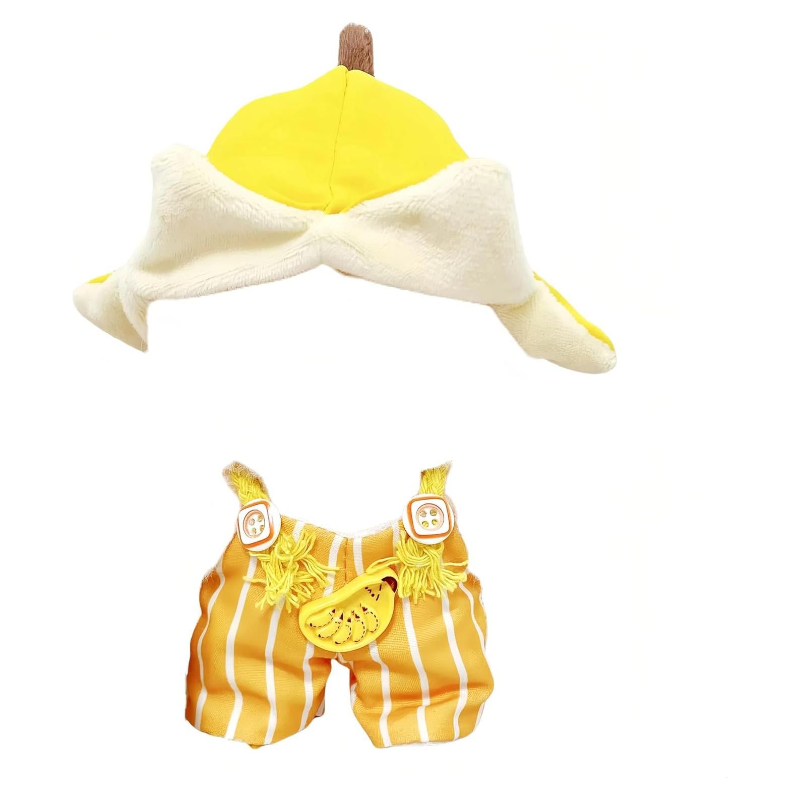 Conjunto de Ropa para Muñeca 17cm BIMIN - Sombrero de Plátano