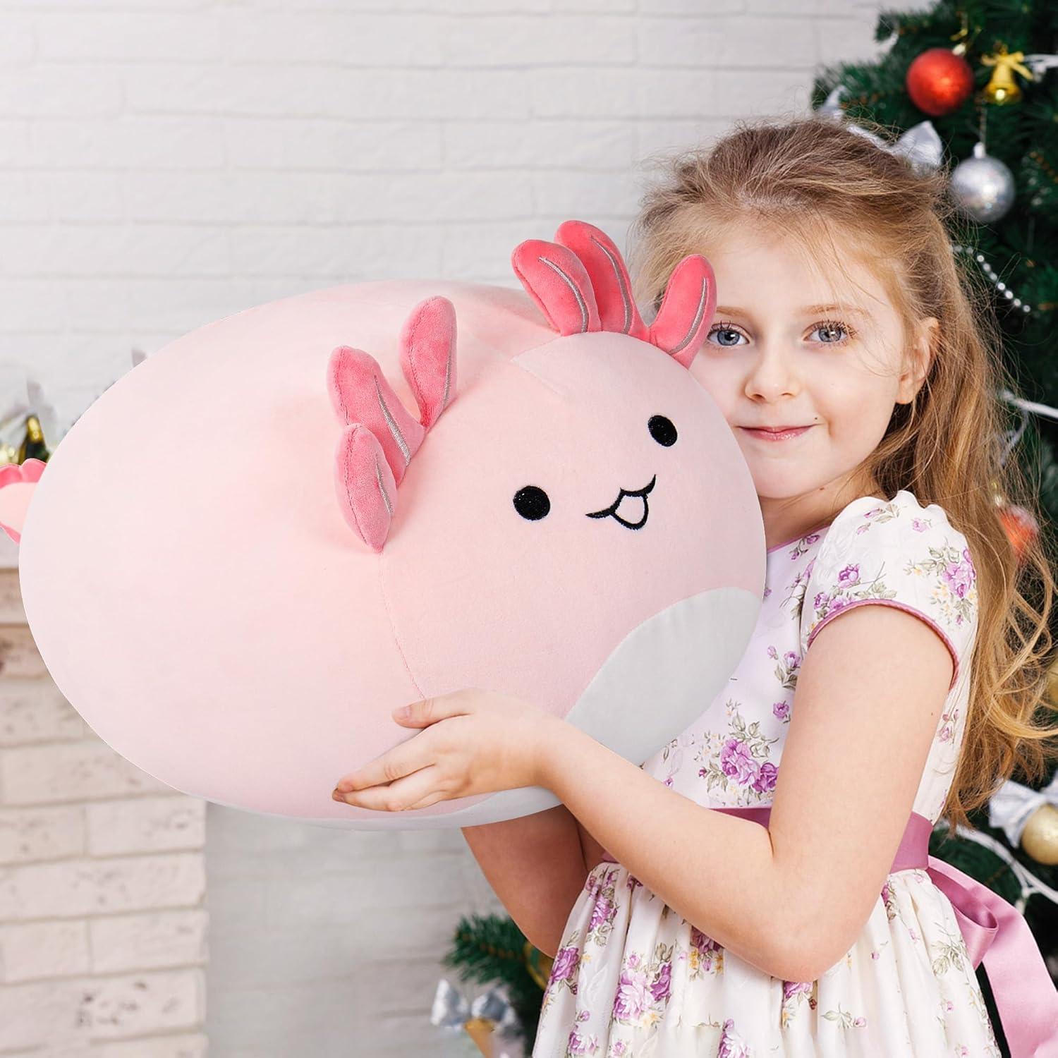 Juguete de Peluche Axolotl Wepop 50.8 cm Suave y Gigante